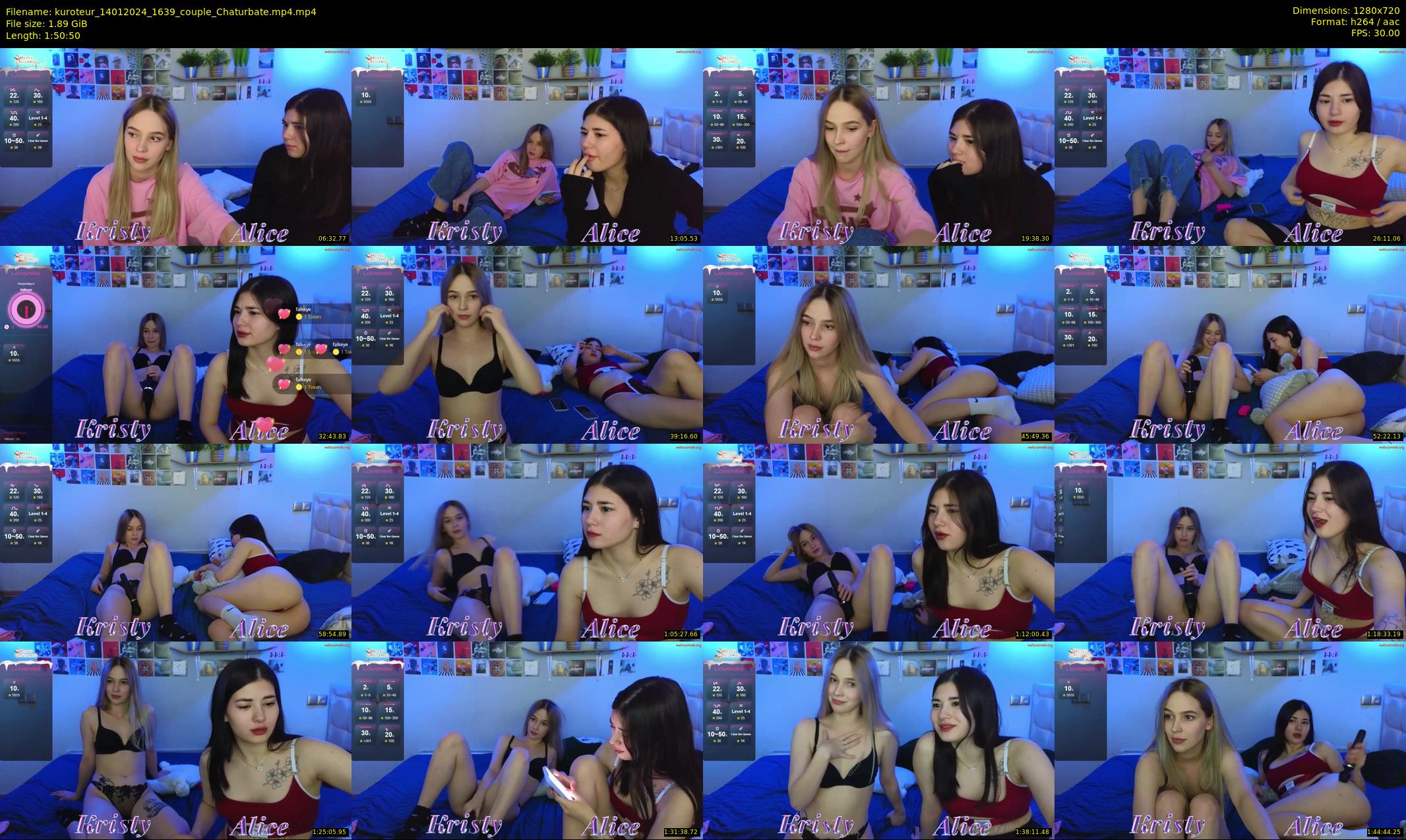 kuroteur — 111 minute Chaturbate couple cam show recording, 720p, Jan 14, 2024