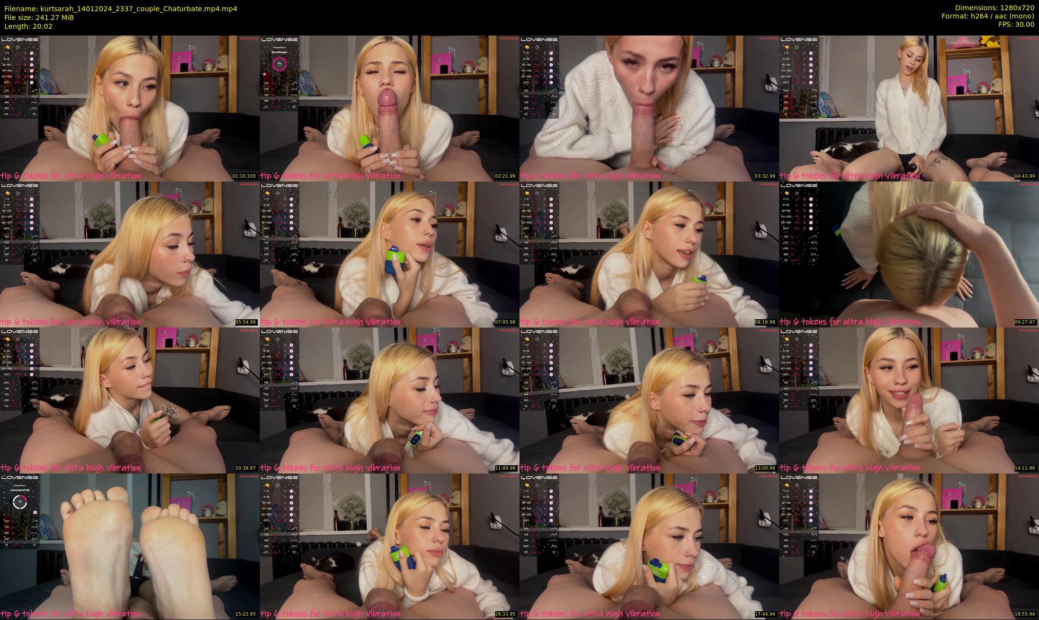 kurtsarah — 21 minute Chaturbate couple cam show recording, 720p, Jan 14, 2024