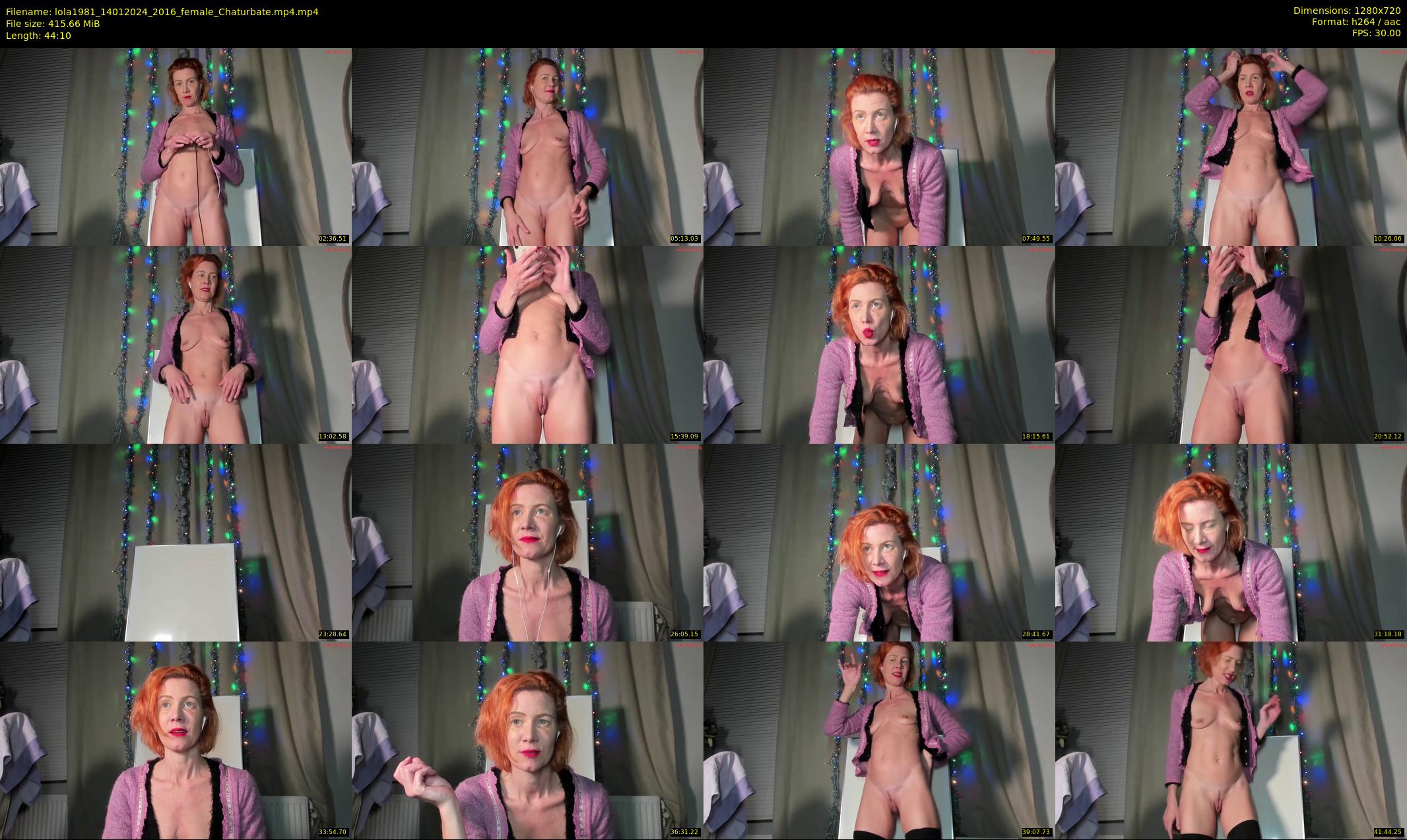 lola1981 — 45 minute Chaturbate female cam show recording, 720p, Jan 14, 2024