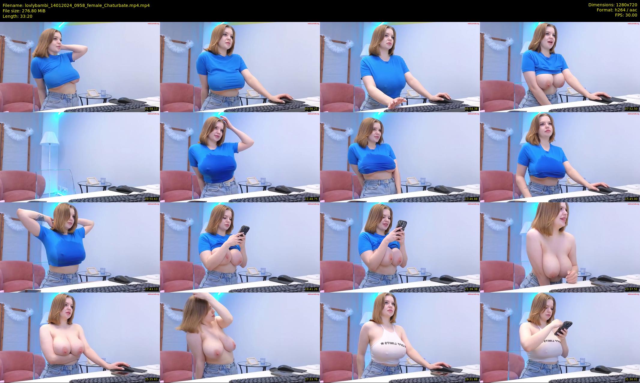 lovlybambi — 34 minute Chaturbate female cam show recording, 720p, Jan 14, 2024
