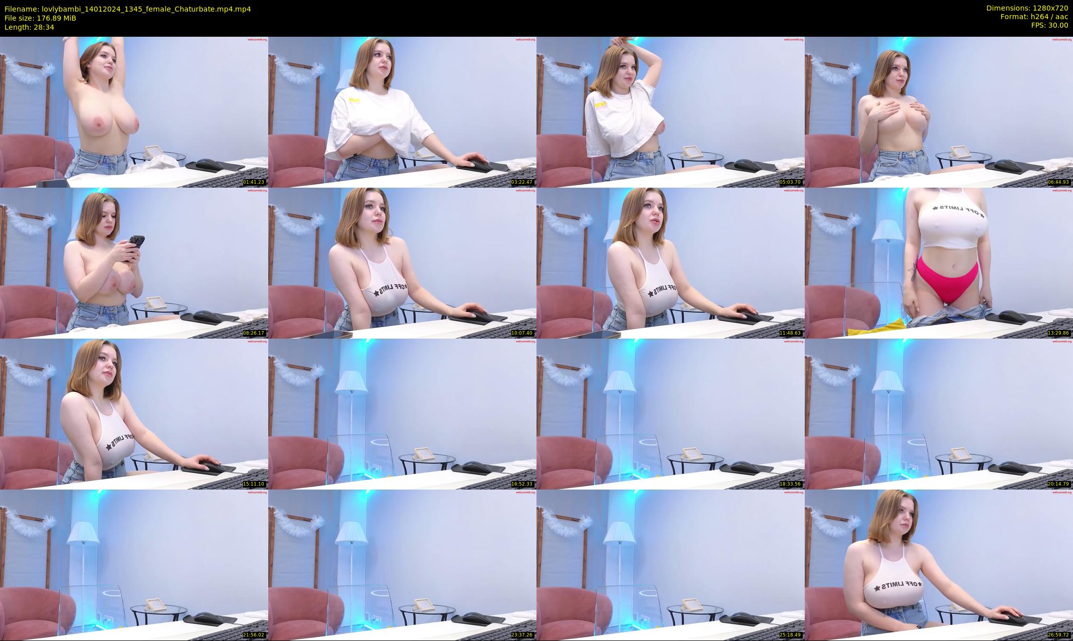 lovlybambi — 29 minute Chaturbate female cam show recording, 720p, Jan 14, 2024