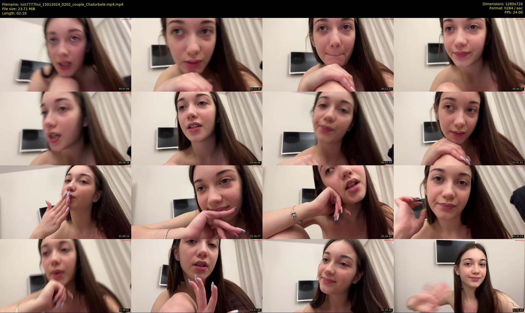 luis7777hui — 3 minute Chaturbate couple cam show recording, 720p, Jan 15, 2024