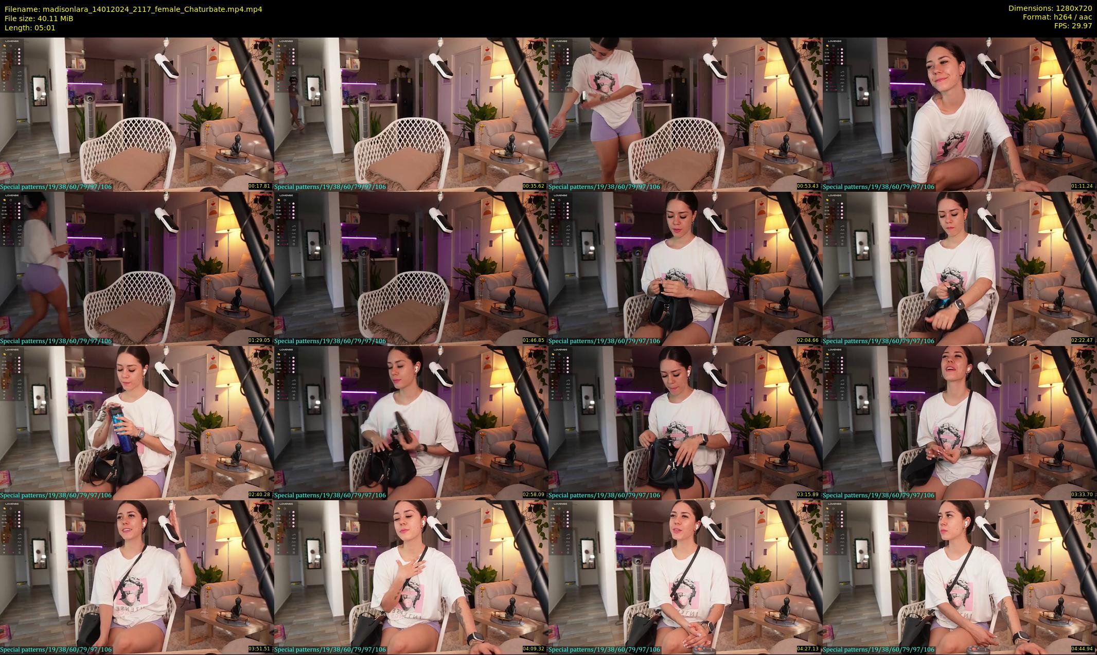 madisonlara — 6 minute Chaturbate female cam show recording, 720p, Jan 14, 2024