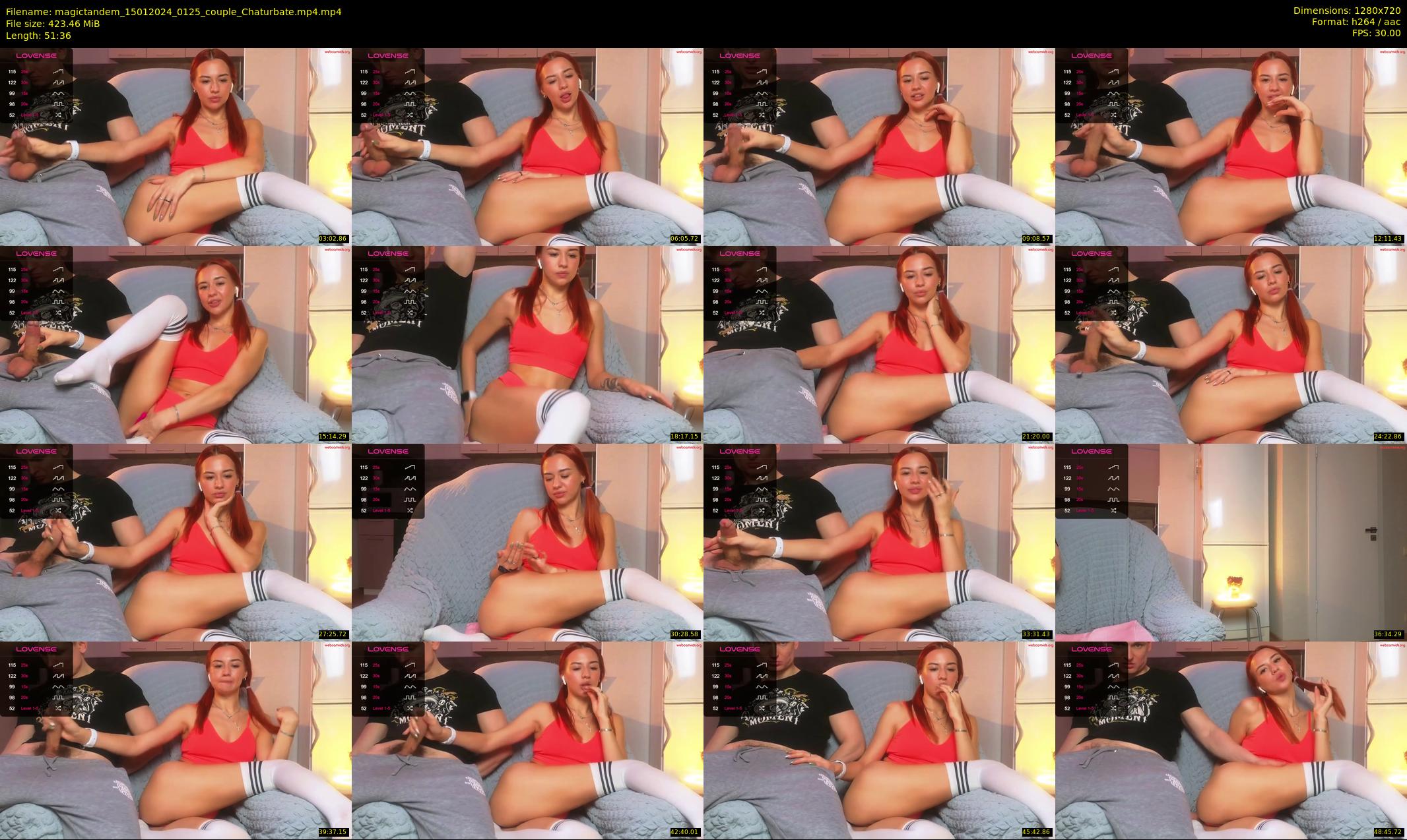 magictandem — 52 minute Chaturbate couple cam show recording, 720p, Jan 15, 2024