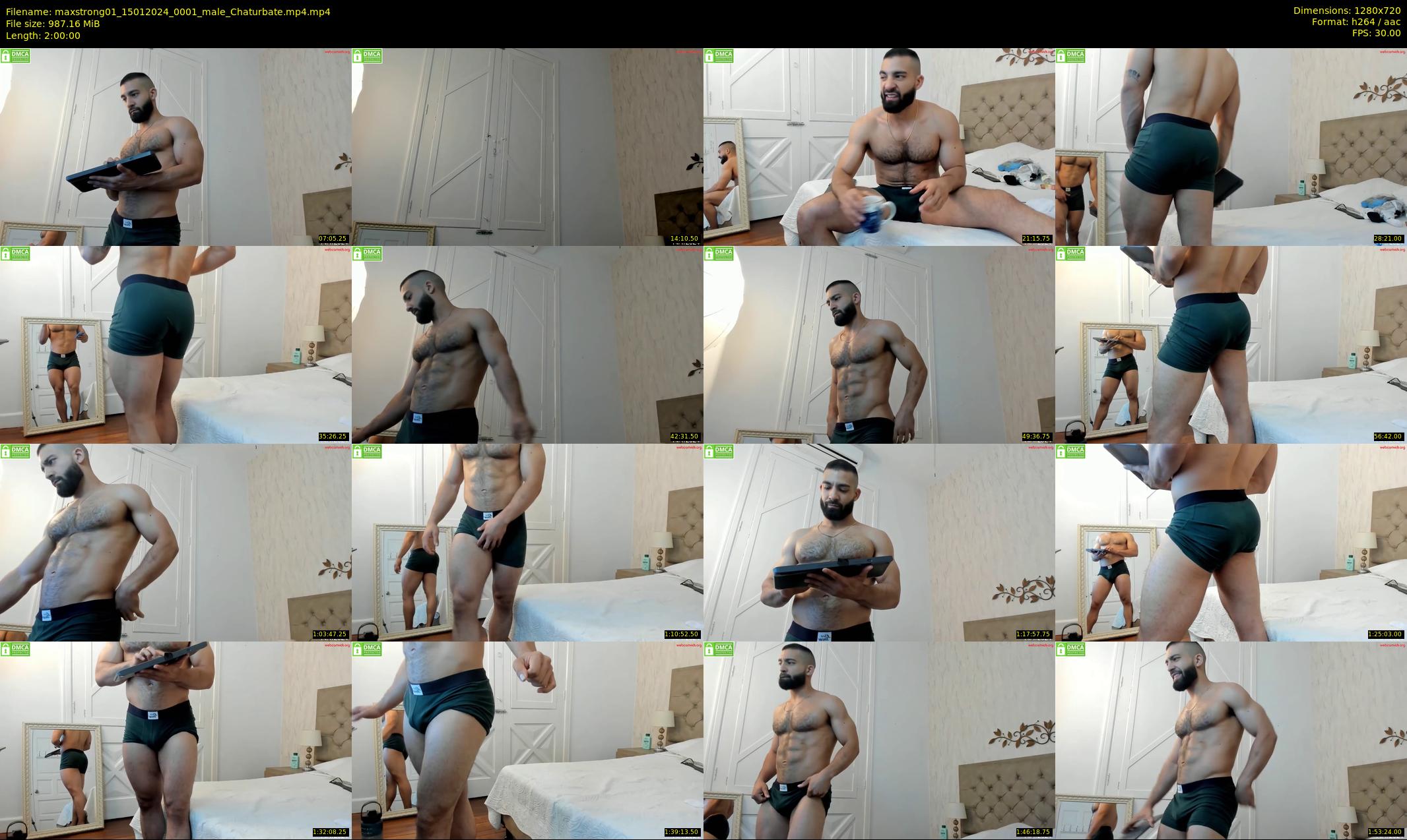 maxstrong01 — 120 minute Chaturbate male cam show recording, 720p, Jan 15, 2024