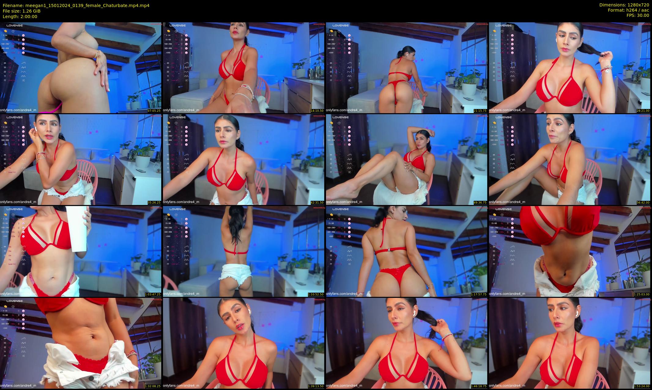 meegan1 — 120 minute Chaturbate female cam show recording, 720p, Jan 15, 2024