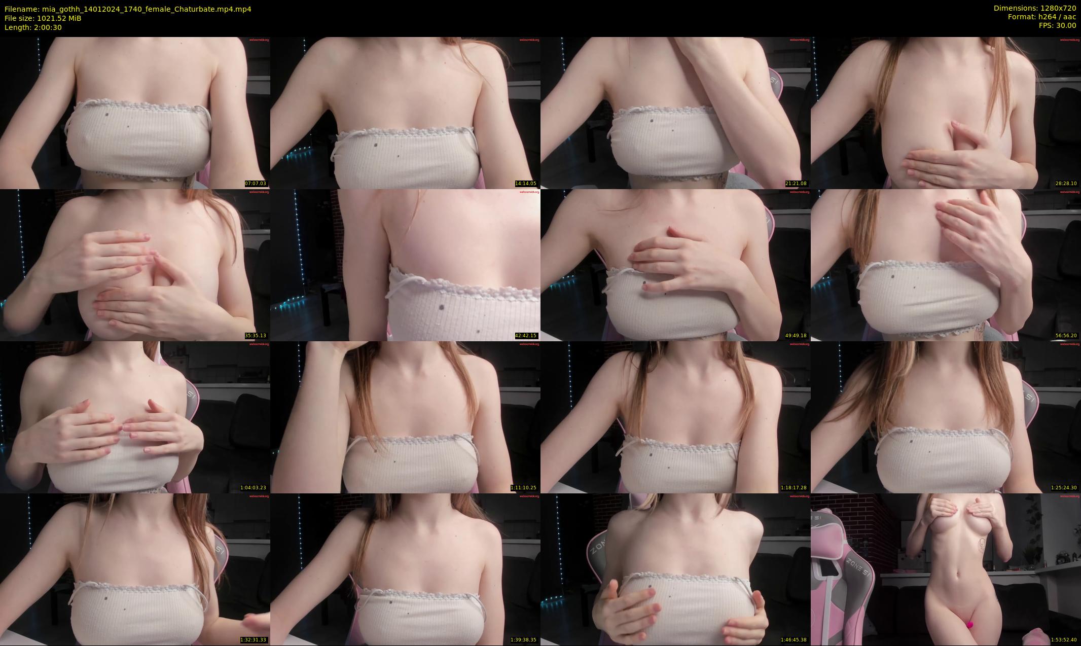 mia_gothh — 121 minute Chaturbate female cam show recording, 720p, Jan 14, 2024