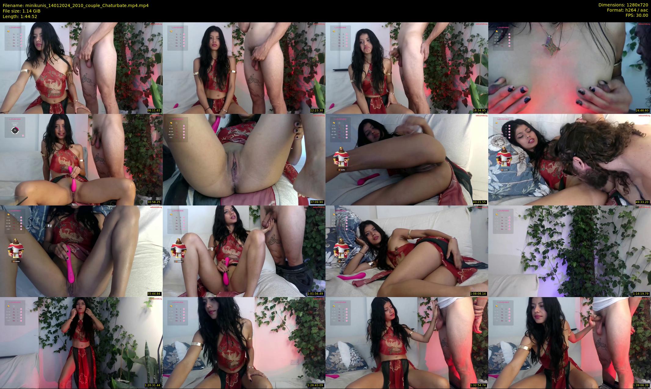 minikunis — 105 minute Chaturbate couple cam show recording, 720p, Jan 14, 2024