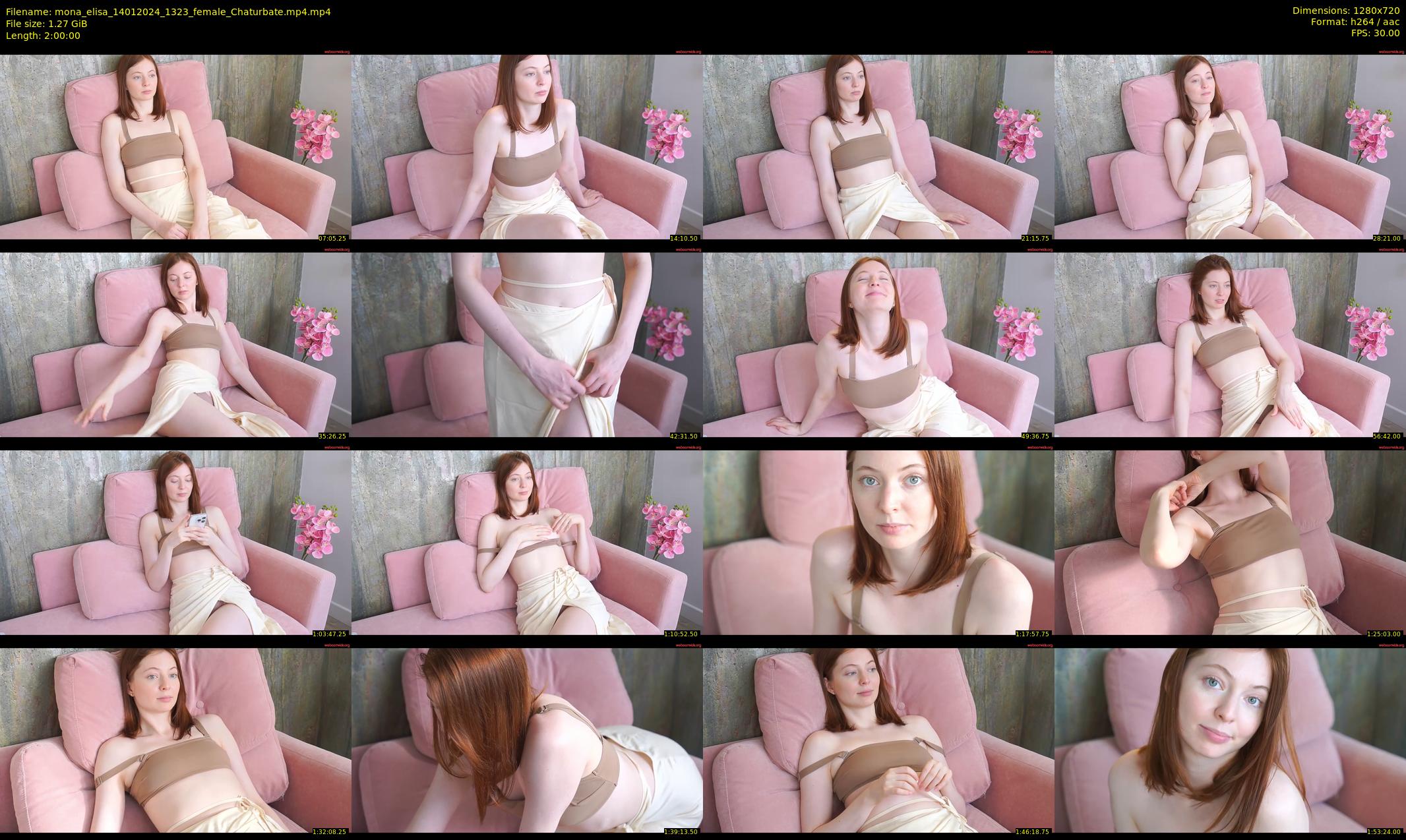 mona_elisa — 120 minute Chaturbate female cam show recording, 720p, Jan 14, 2024