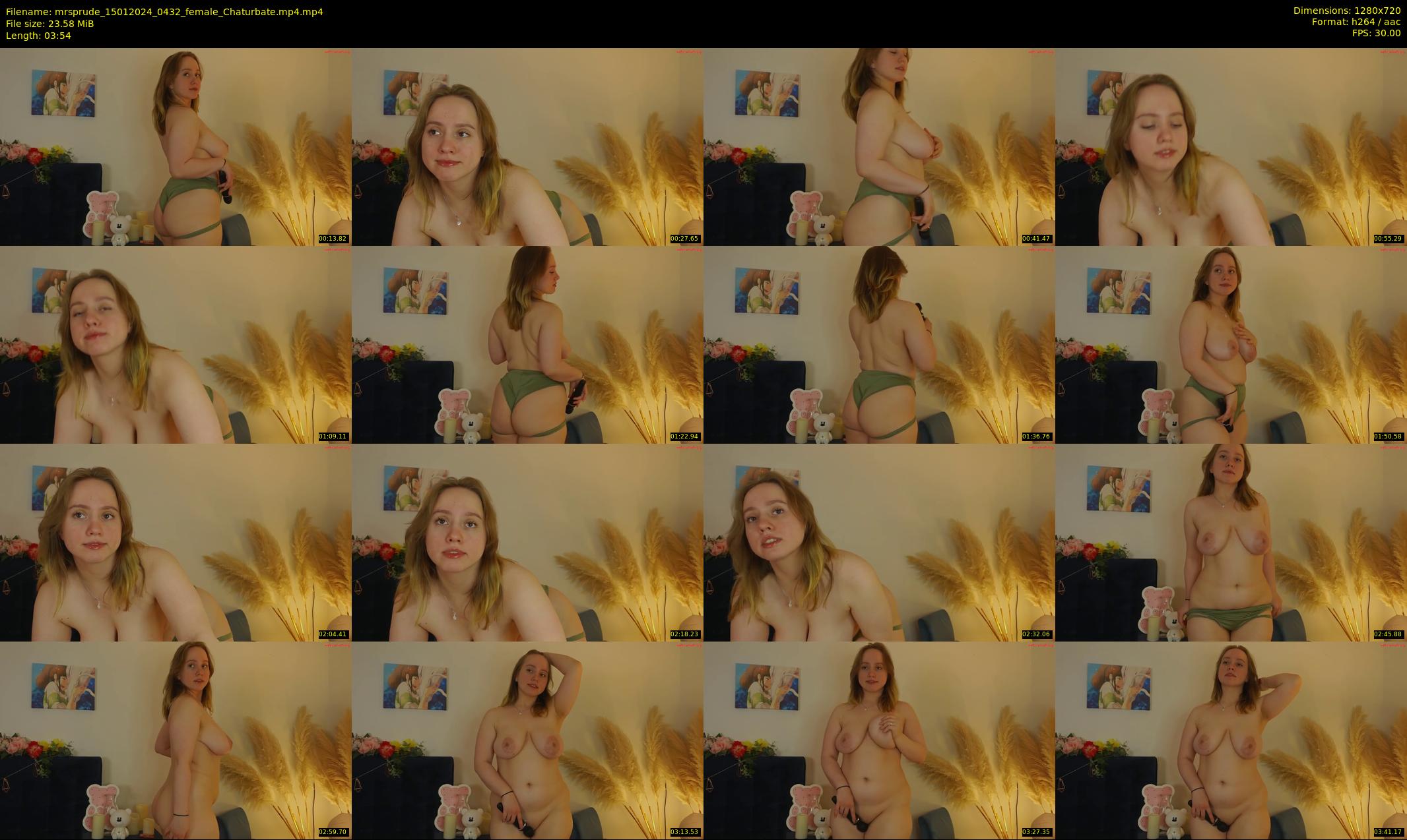 mrsprude — 4 minute Chaturbate female cam show recording, 720p, Jan 15, 2024