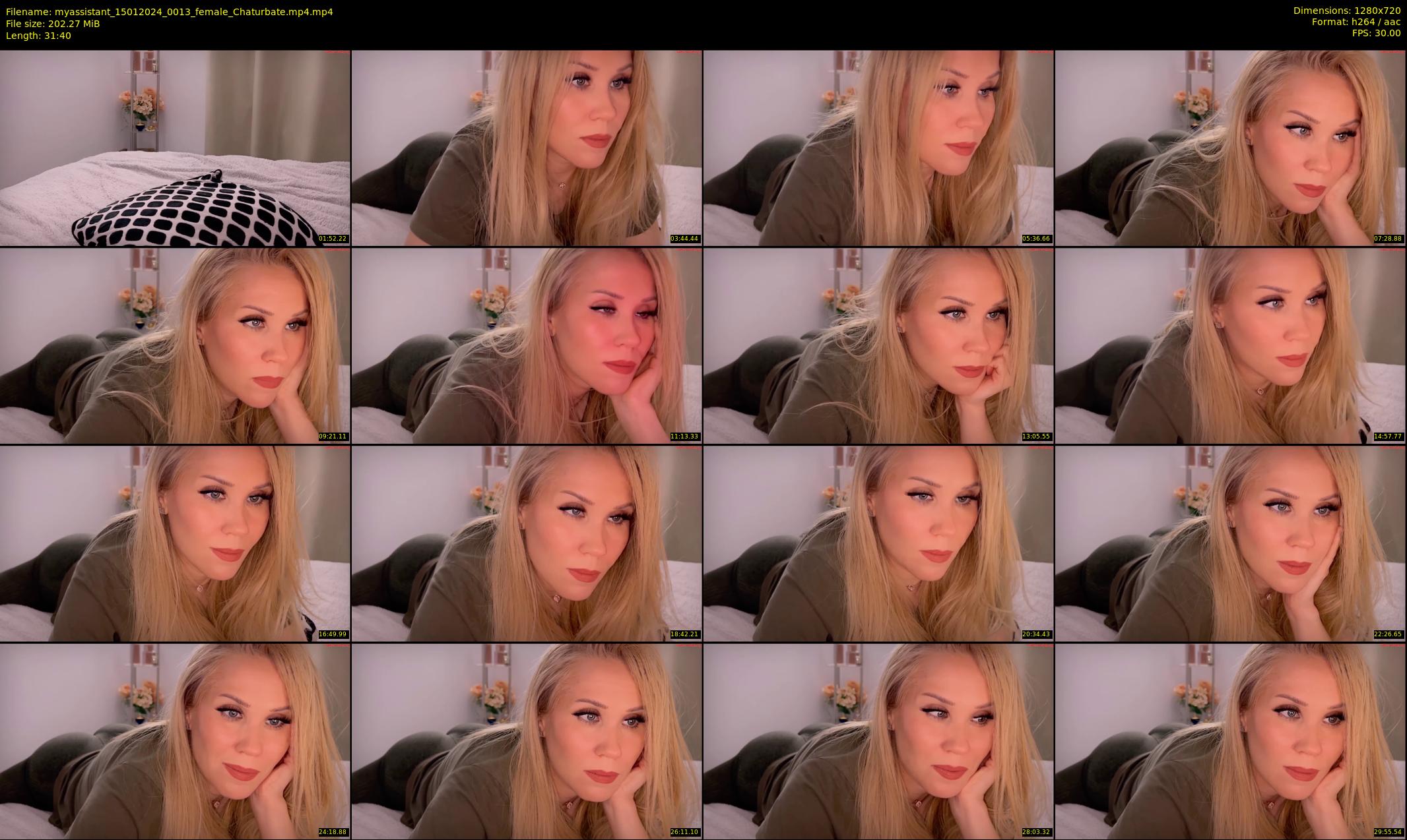 myassistant — 32 minute Chaturbate female cam show recording, 720p, Jan 15, 2024