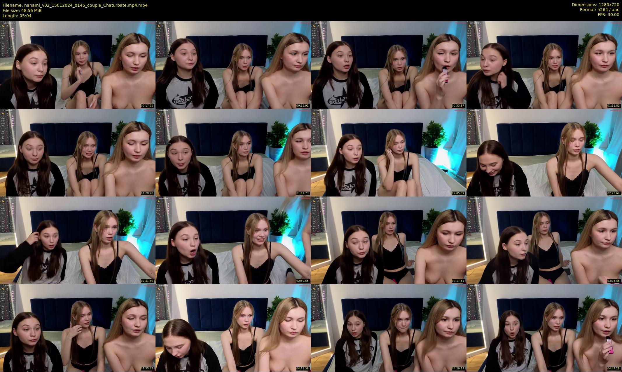 nanami_v02 — 6 minute Chaturbate couple cam show recording, 720p, Jan 15, 2024