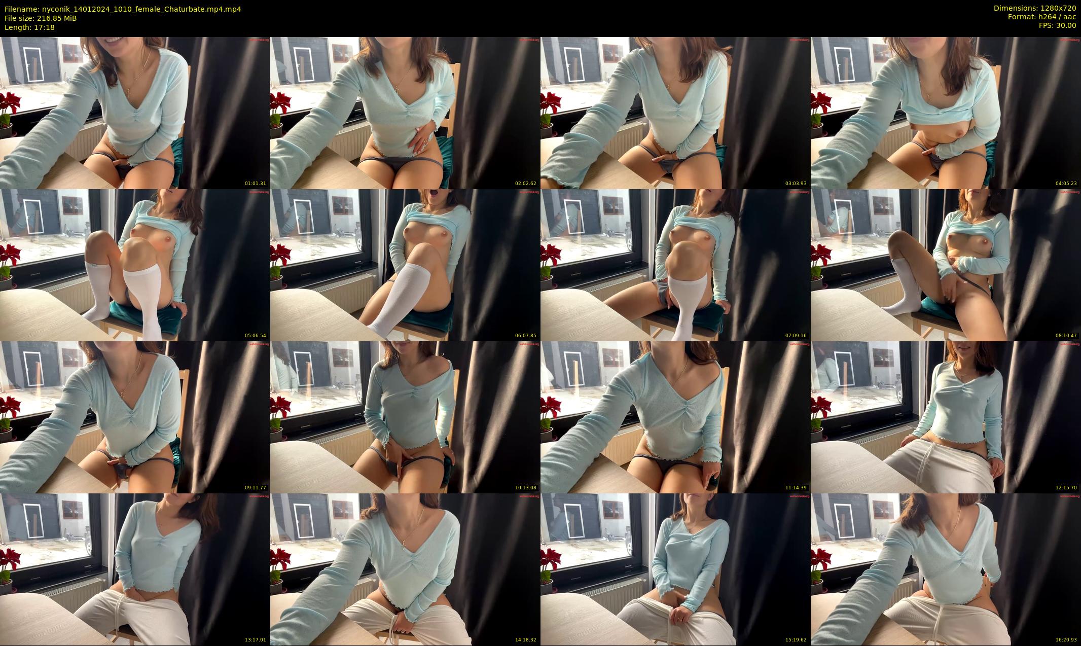 nyconik — 18 minute Chaturbate female cam show recording, 720p, Jan 14, 2024