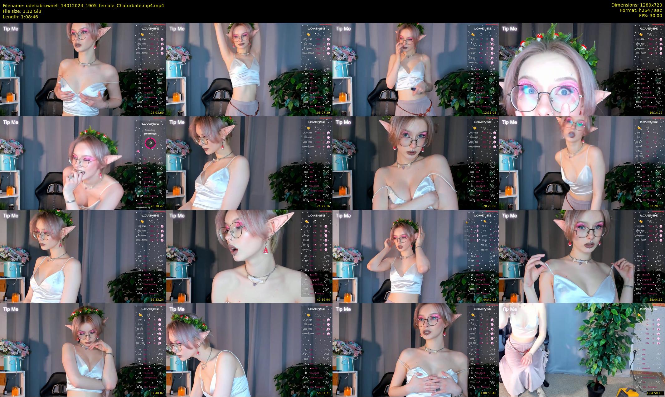 odeliabrownell — 69 minute Chaturbate female cam show recording, 720p, Jan 14, 2024