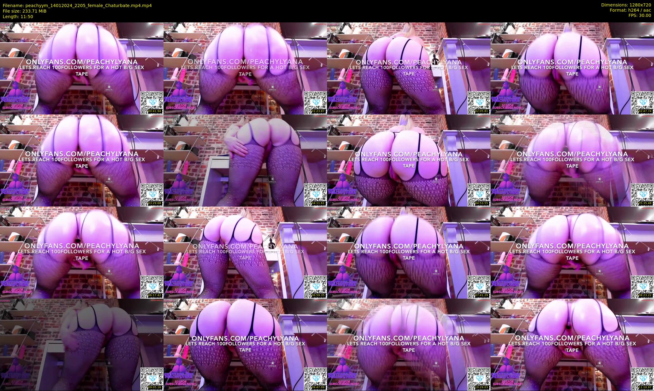 peachyym — 12 minute Chaturbate female cam show recording, 720p, Jan 14, 2024