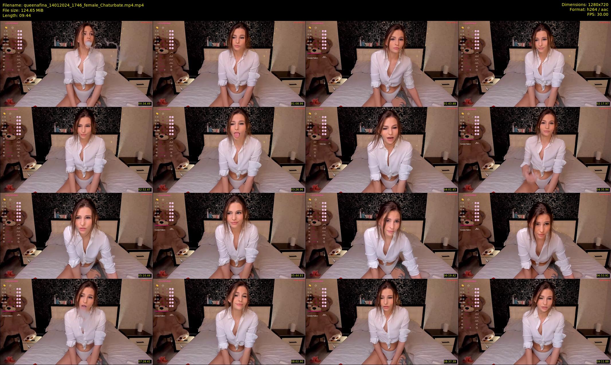 queenafina — 10 minute Chaturbate female cam show recording, 720p, Jan 14, 2024