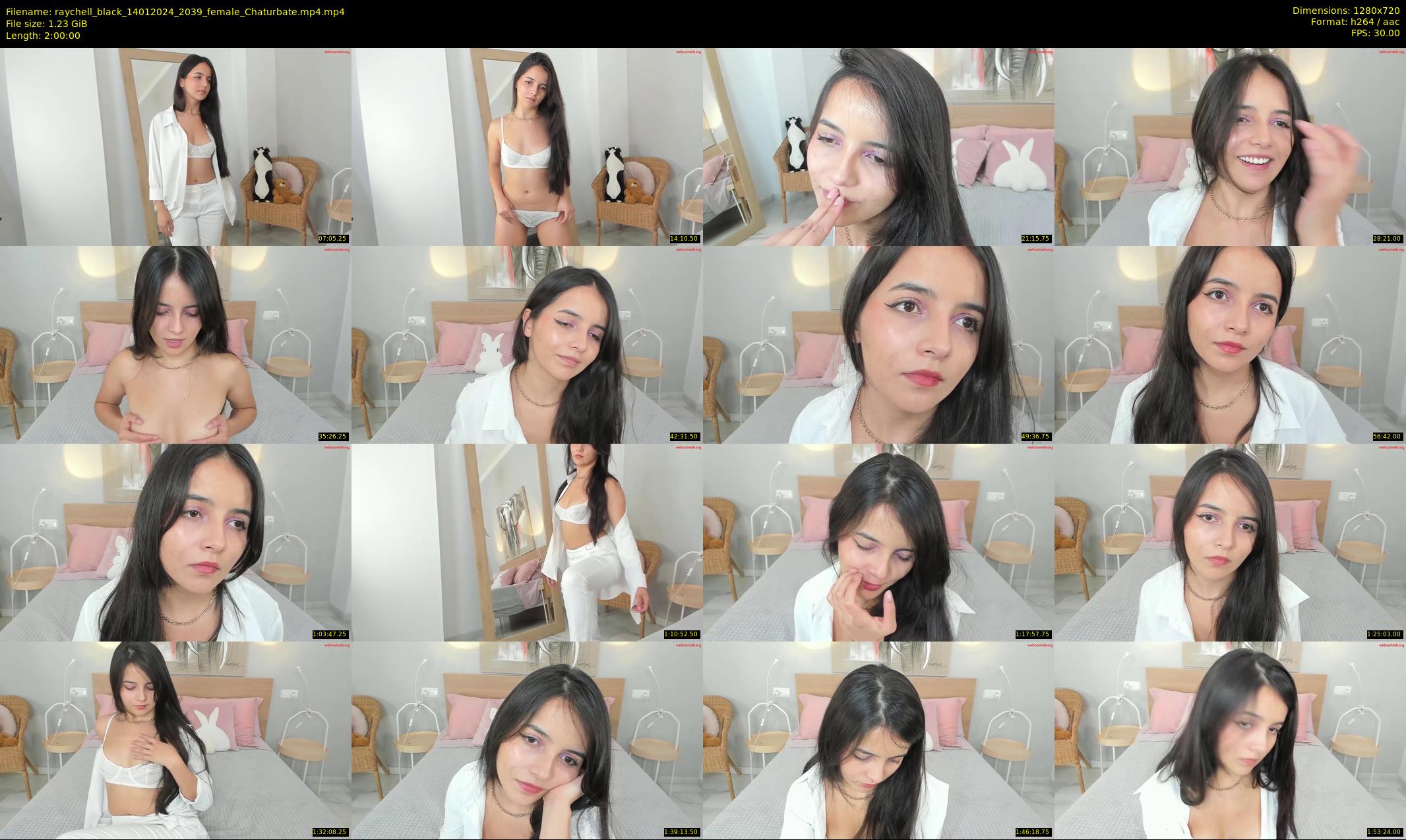 raychell_black — 120 minute Chaturbate female cam show recording, 720p, Jan 14, 2024