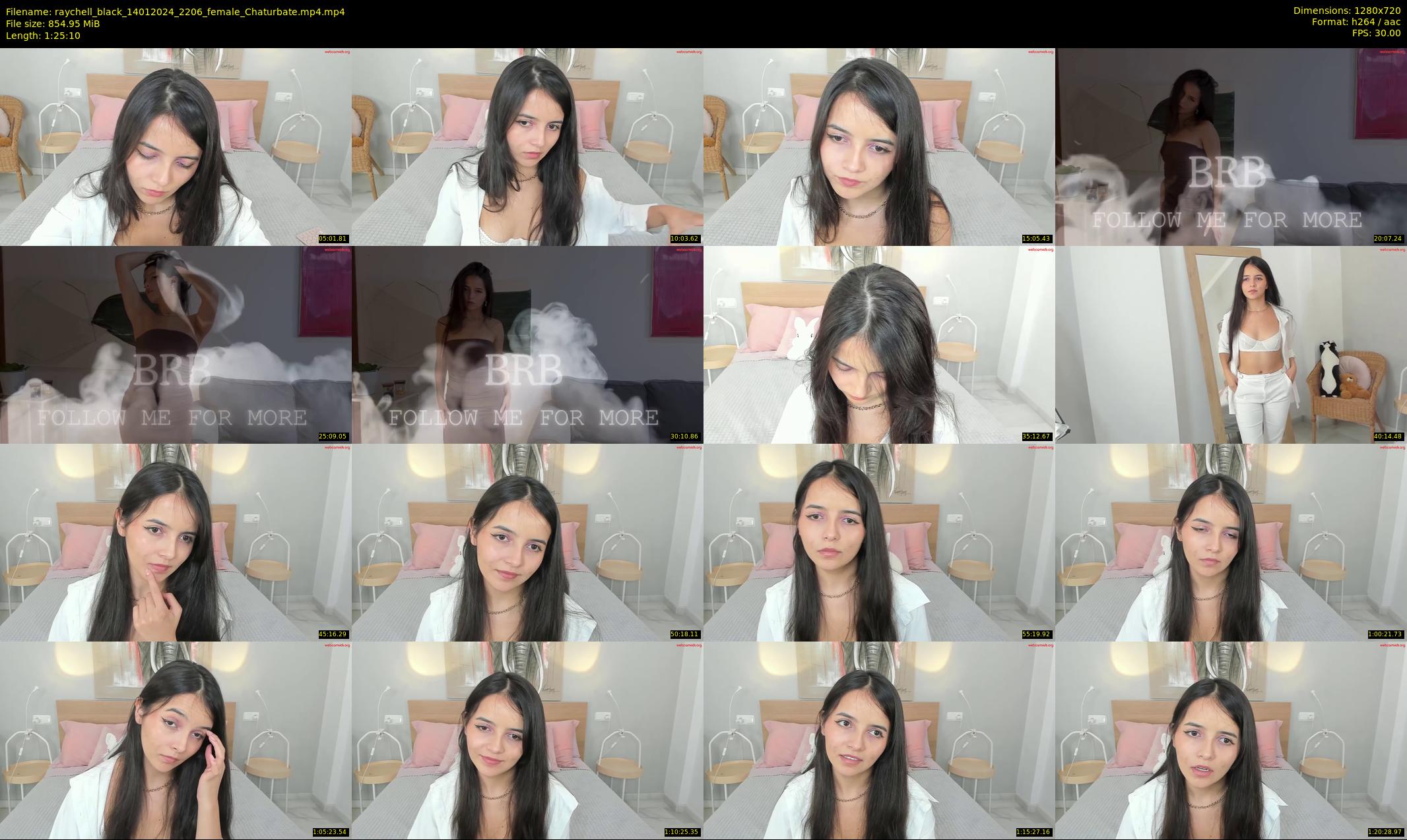 raychell_black — 86 minute Chaturbate female cam show recording, 720p, Jan 14, 2024