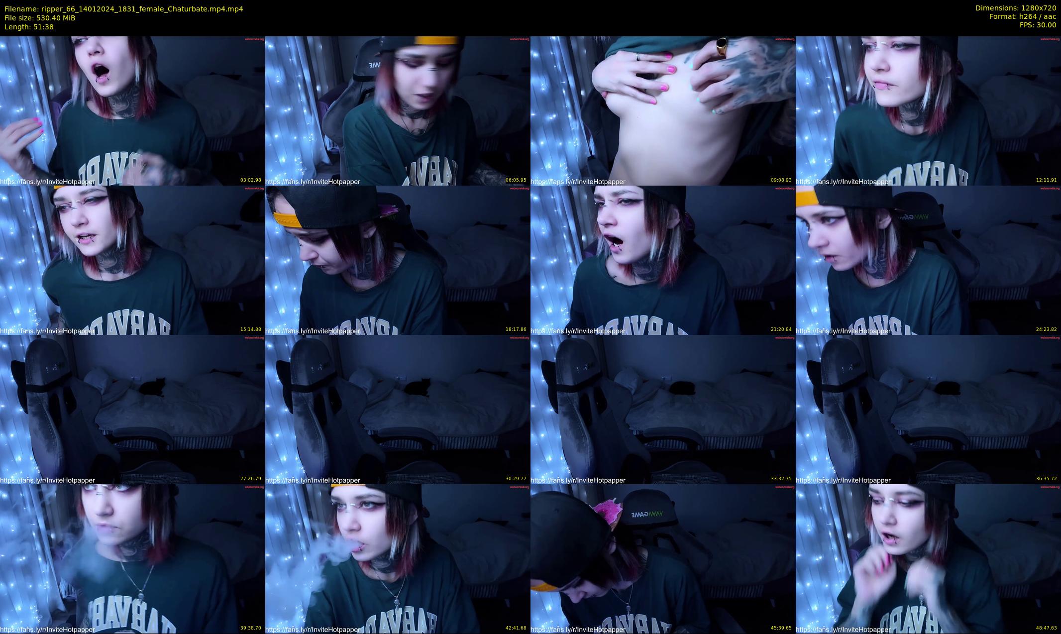 ripper_66 — 52 minute Chaturbate female cam show recording, 720p, Jan 14, 2024
