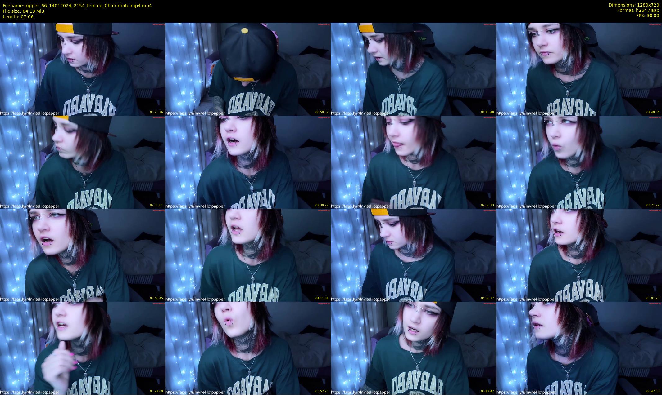 ripper_66 — 8 minute Chaturbate female cam show recording, 720p, Jan 14, 2024