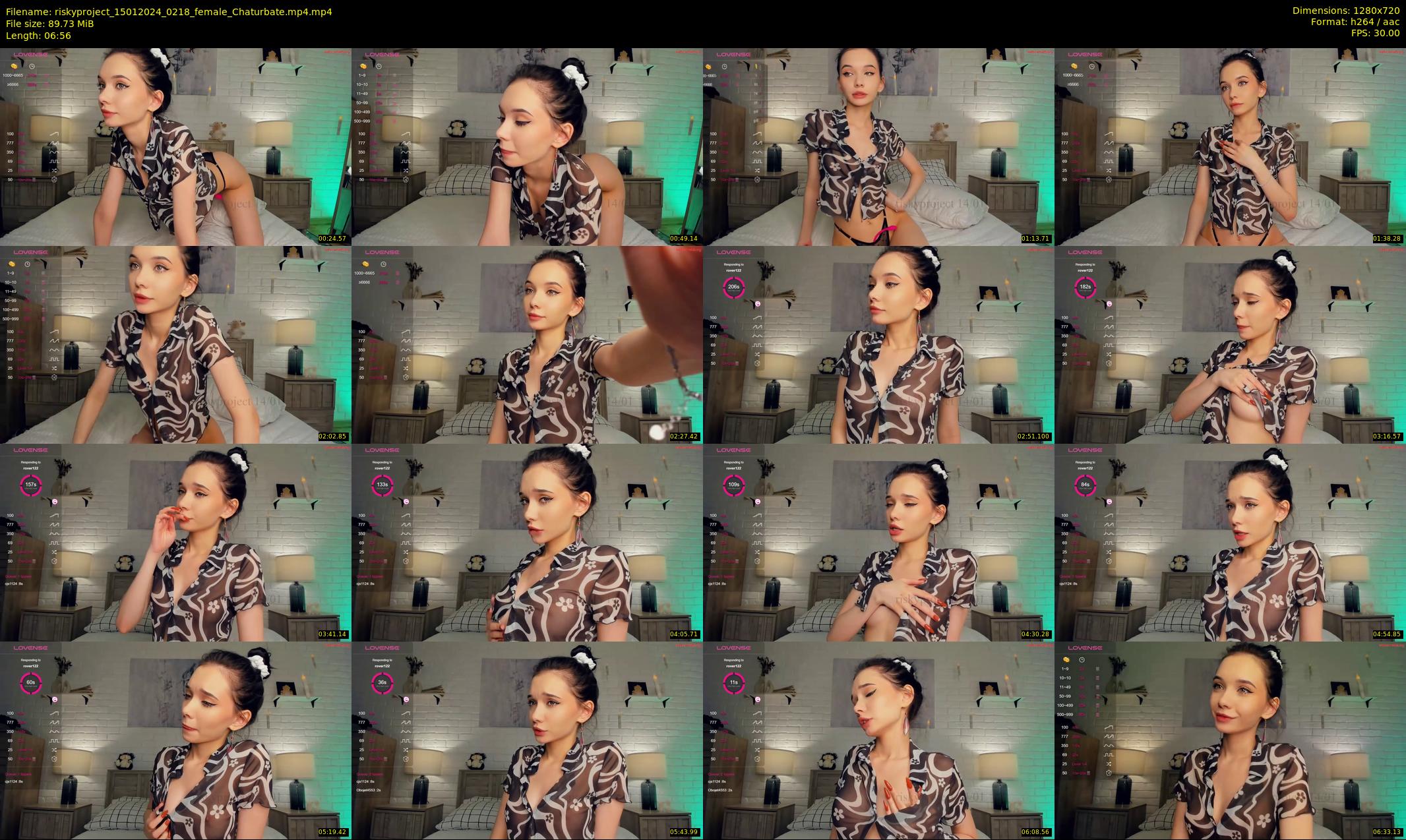 riskyproject — 7 minute Chaturbate couple cam show recording, 720p, Jan 15, 2024