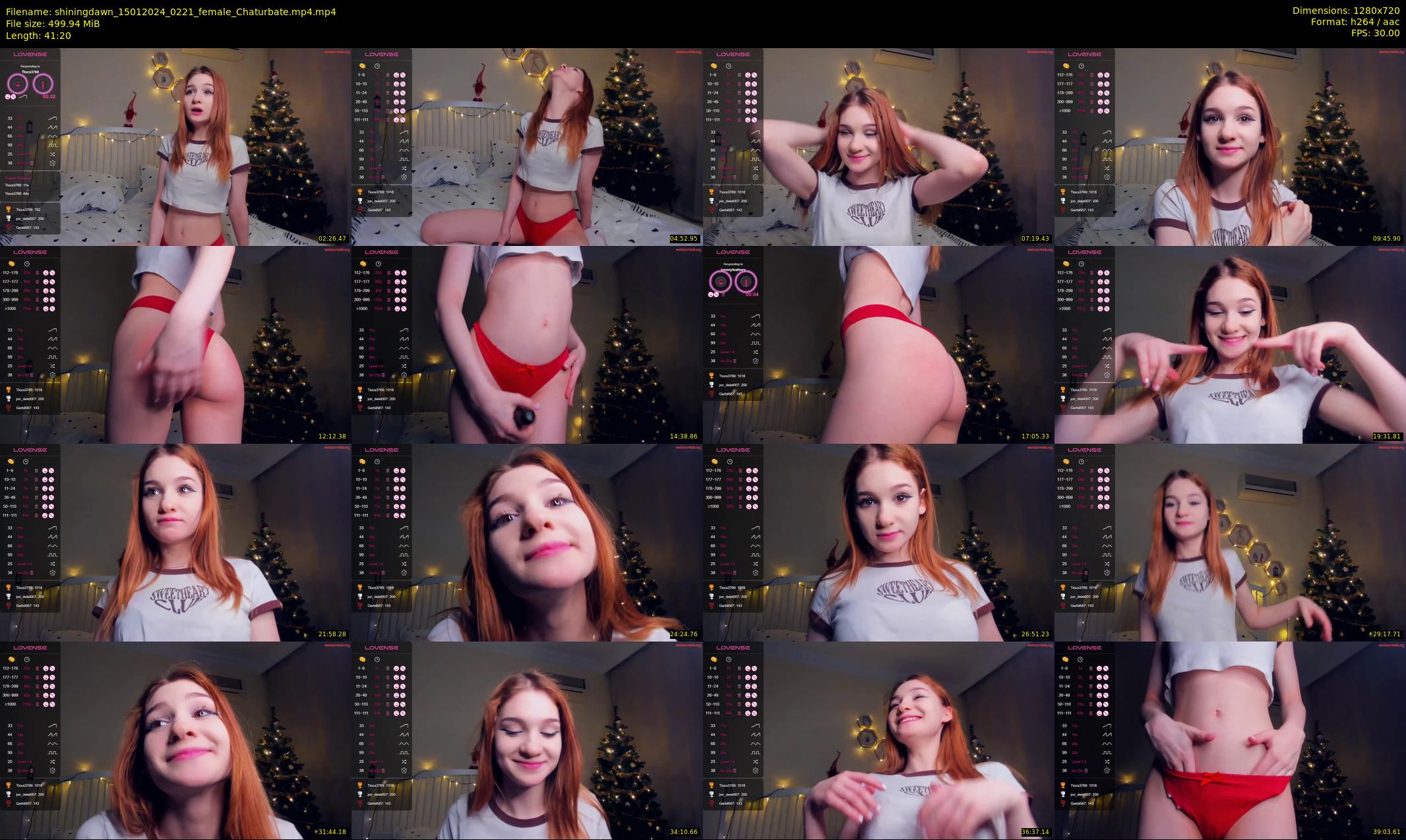 shiningdawn — 42 minute Chaturbate female cam show recording, 720p, Jan 15, 2024