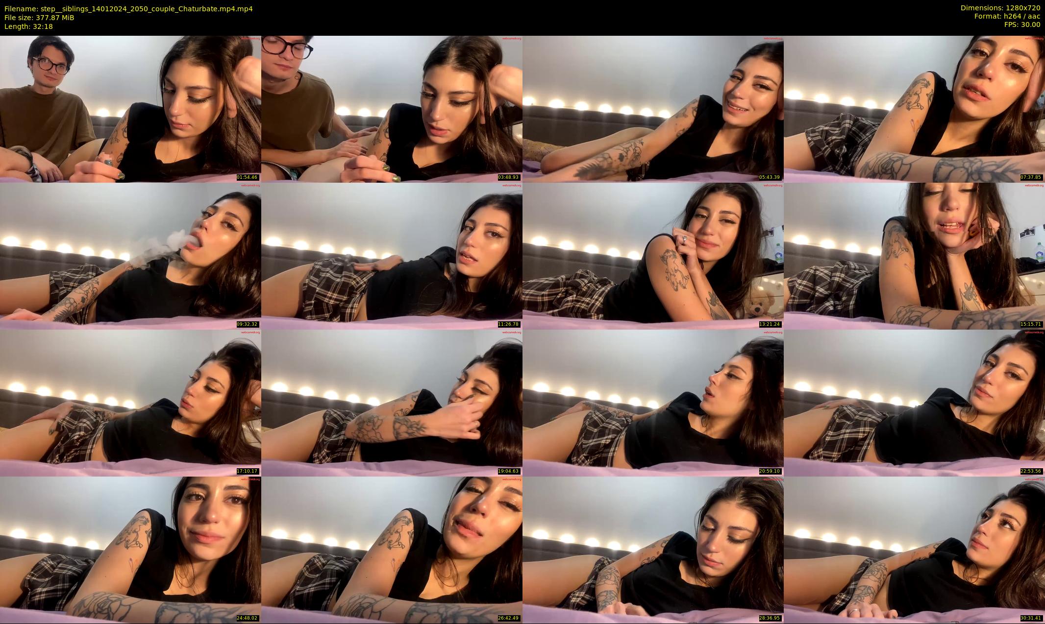 step__siblings — 33 minute Chaturbate couple cam show recording, 720p, Jan 14, 2024