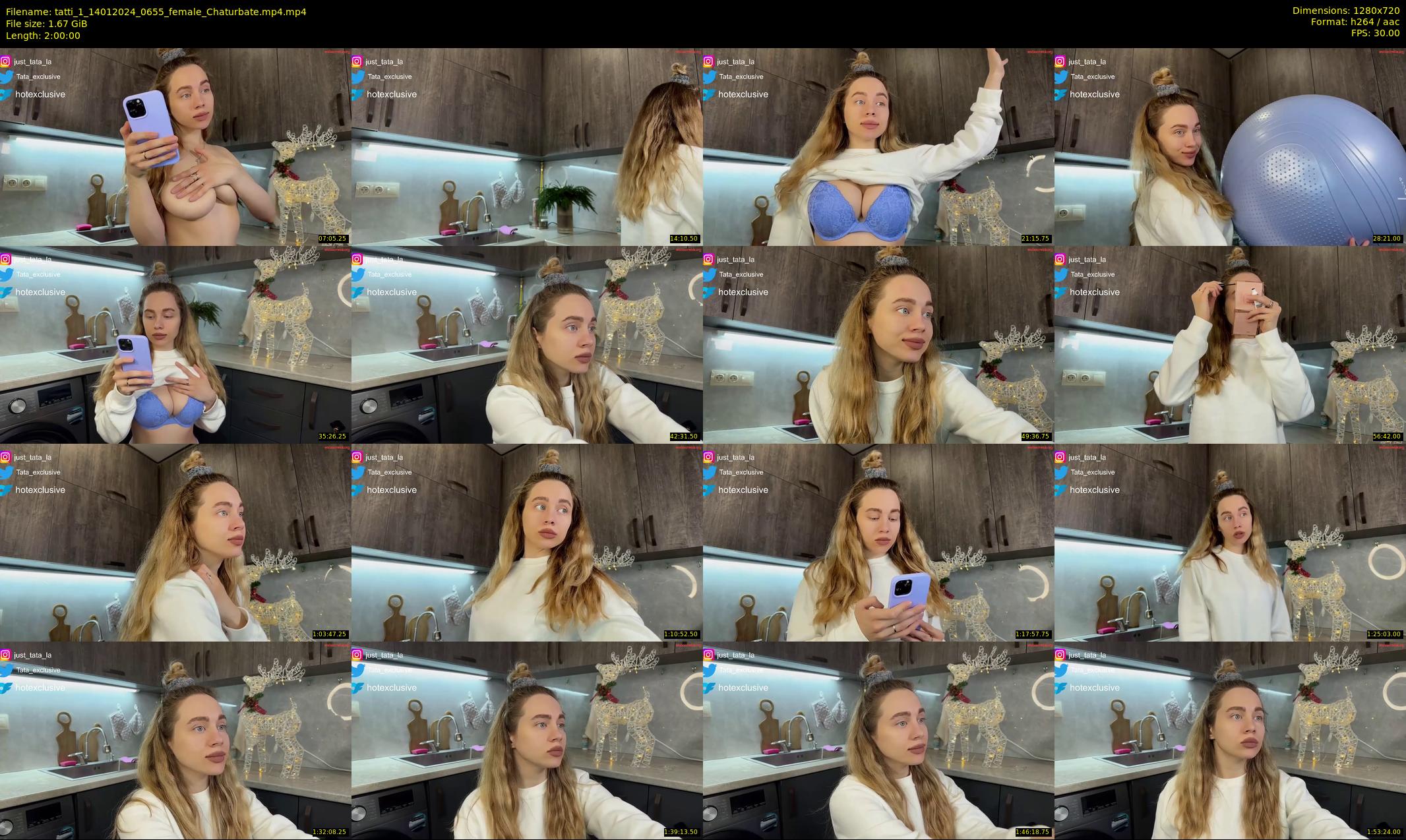 tatti_1 — 120 minute Chaturbate female cam show recording, 720p, Jan 14, 2024