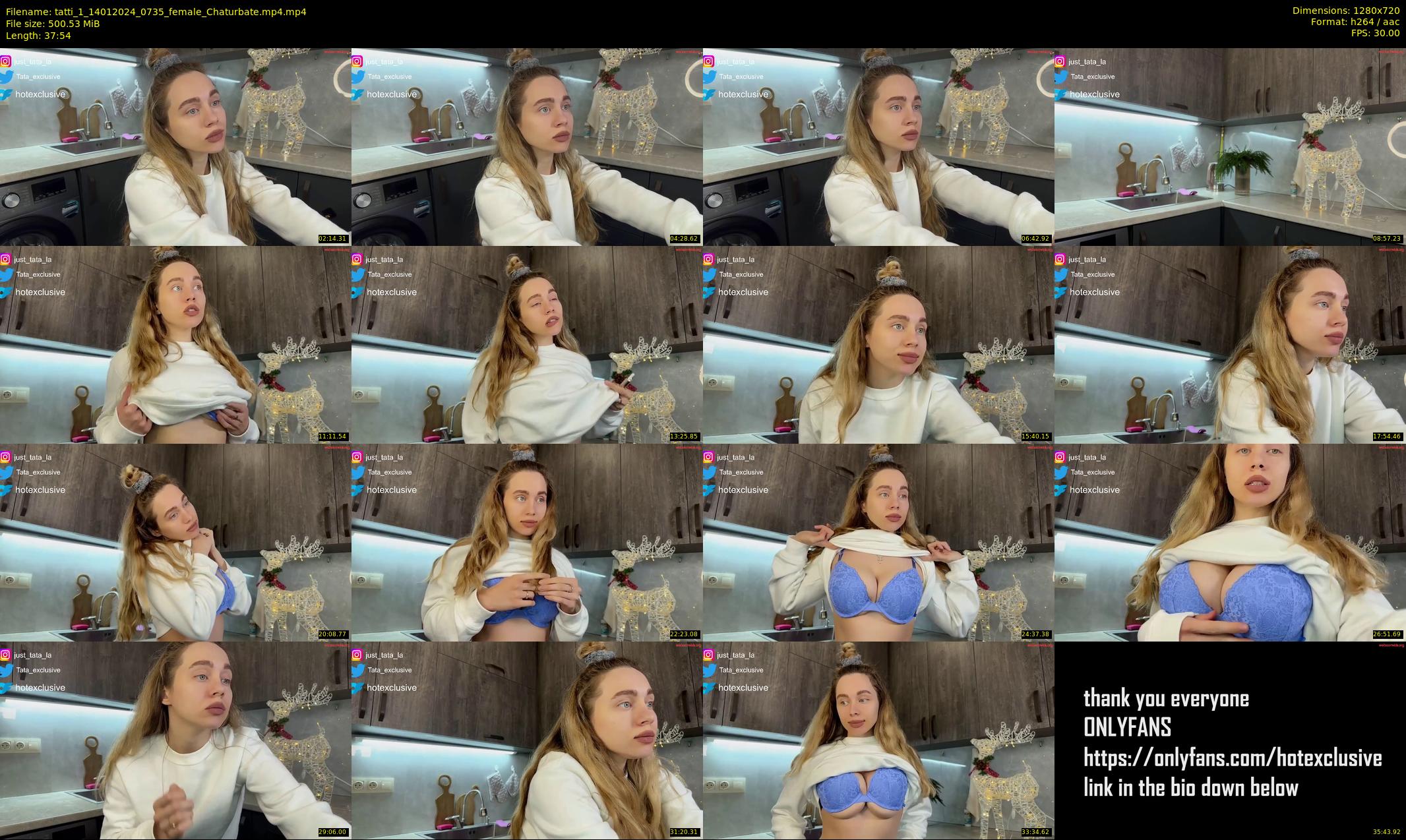 tatti_1 — 38 minute Chaturbate female cam show recording, 720p, Jan 14, 2024