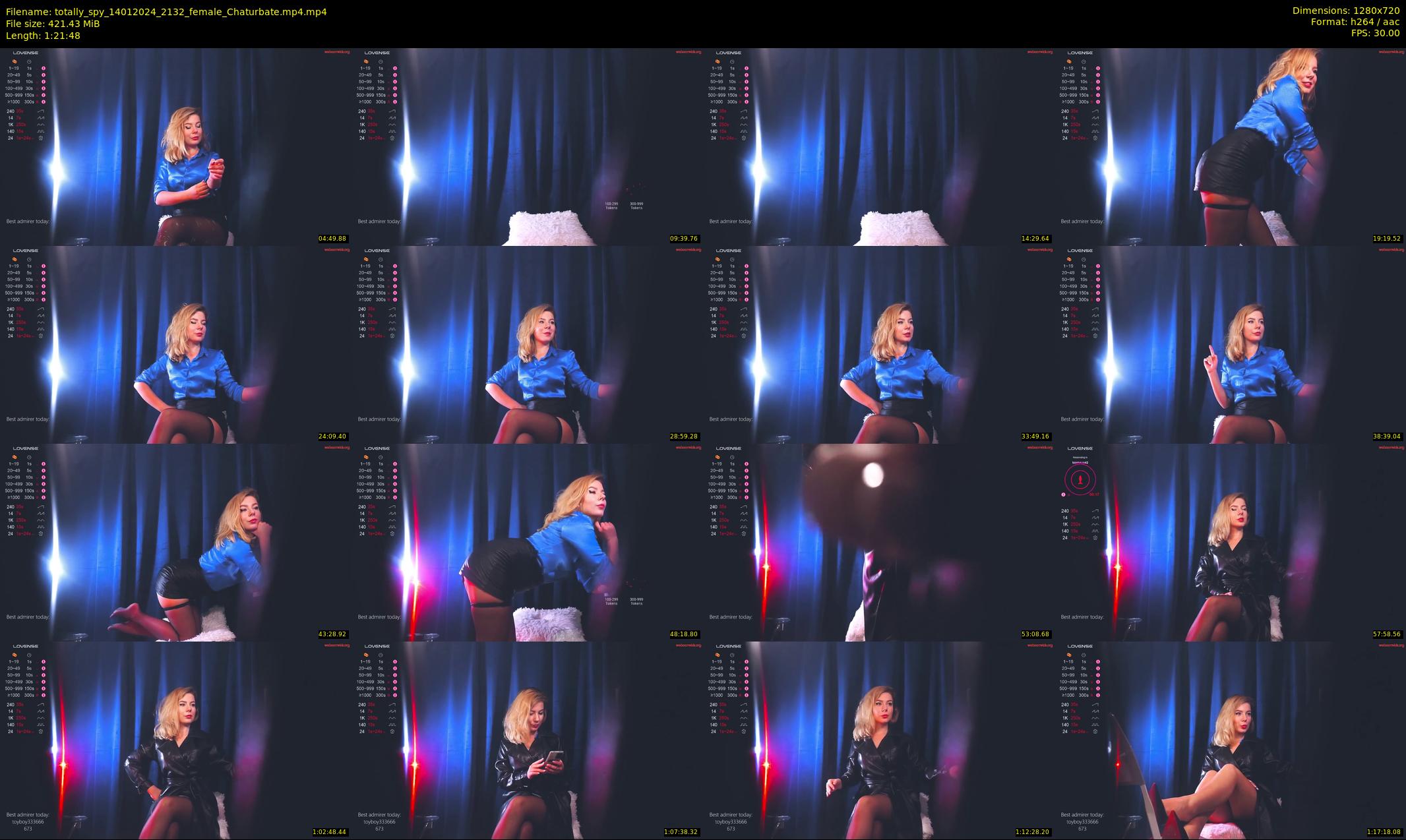 totally_spy — 82 minute Chaturbate female cam show recording, 720p, Jan 14, 2024