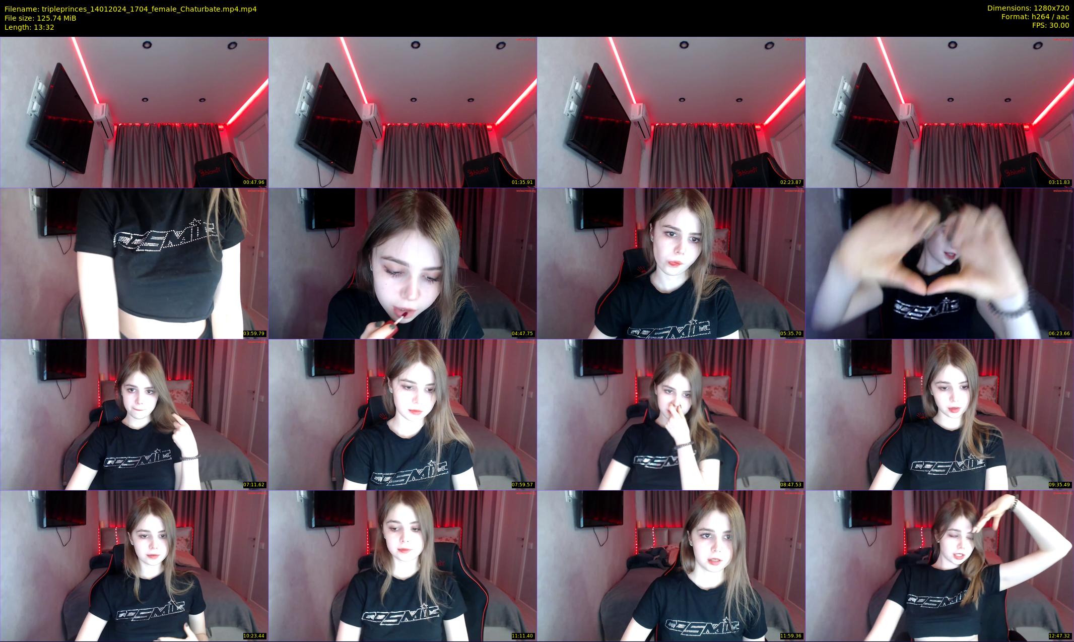 tripleprinces — 14 minute Chaturbate female cam show recording, 720p, Jan 14, 2024