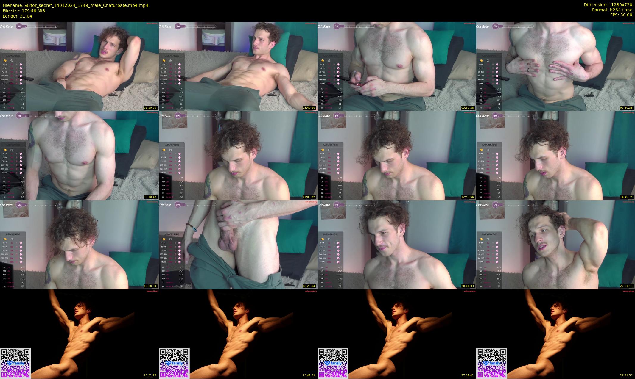 viktor_secret — 32 minute Chaturbate male cam show recording, 720p, Jan 14, 2024