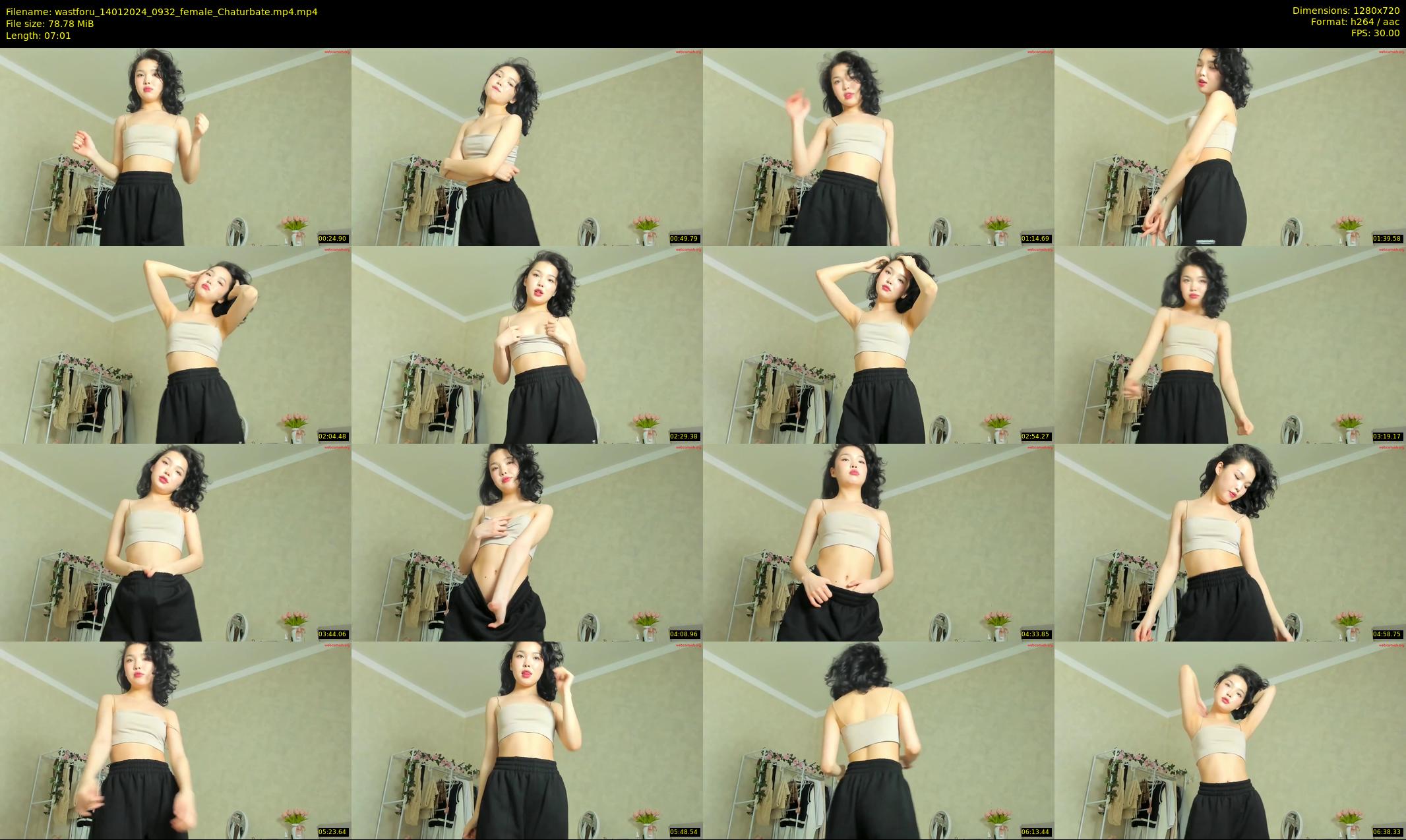 wastforu — 8 minute Chaturbate female cam show recording, 720p, Jan 14, 2024