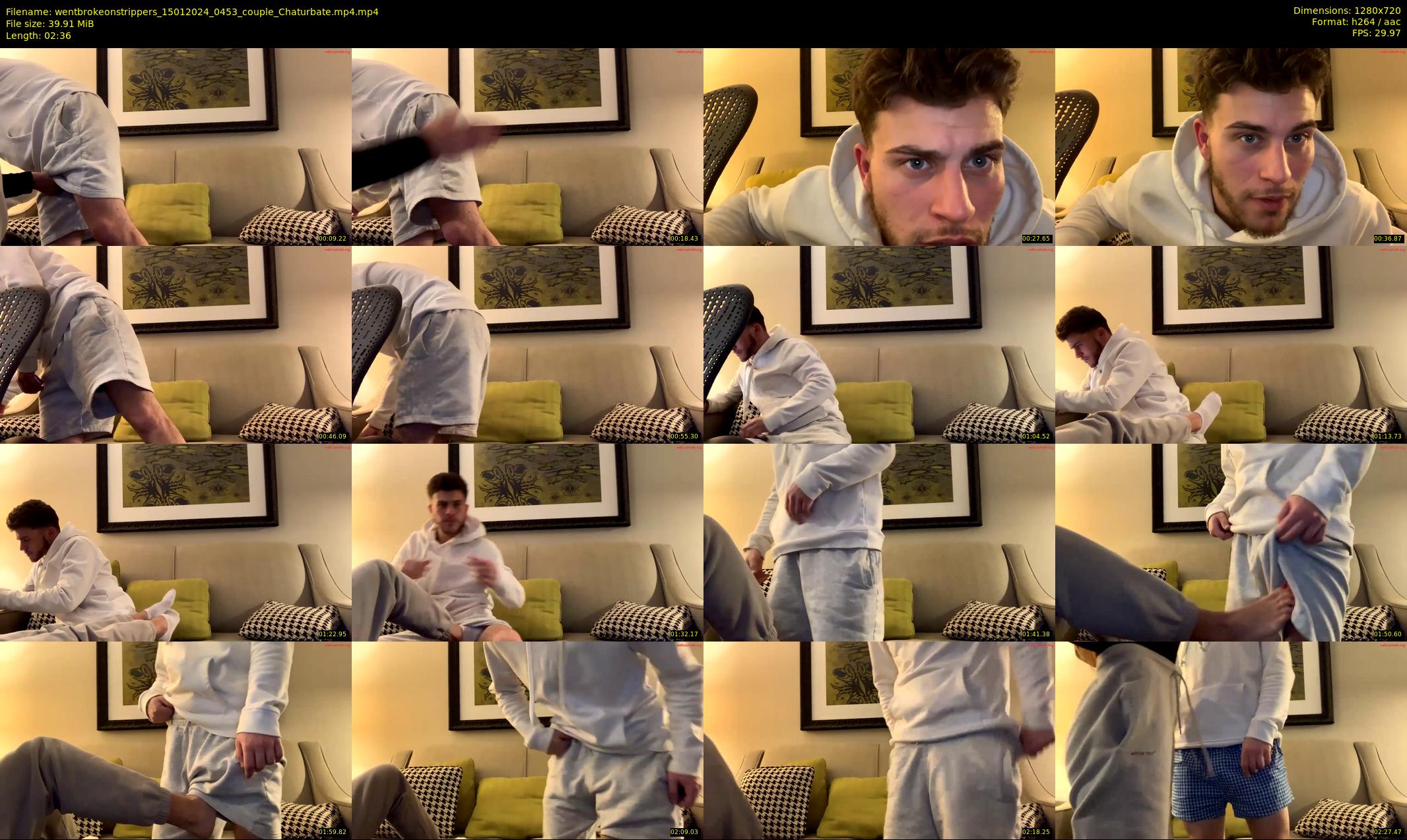 wentbrokeonstrippers — 3 minute Chaturbate male cam show recording, 720p, Jan 15, 2024