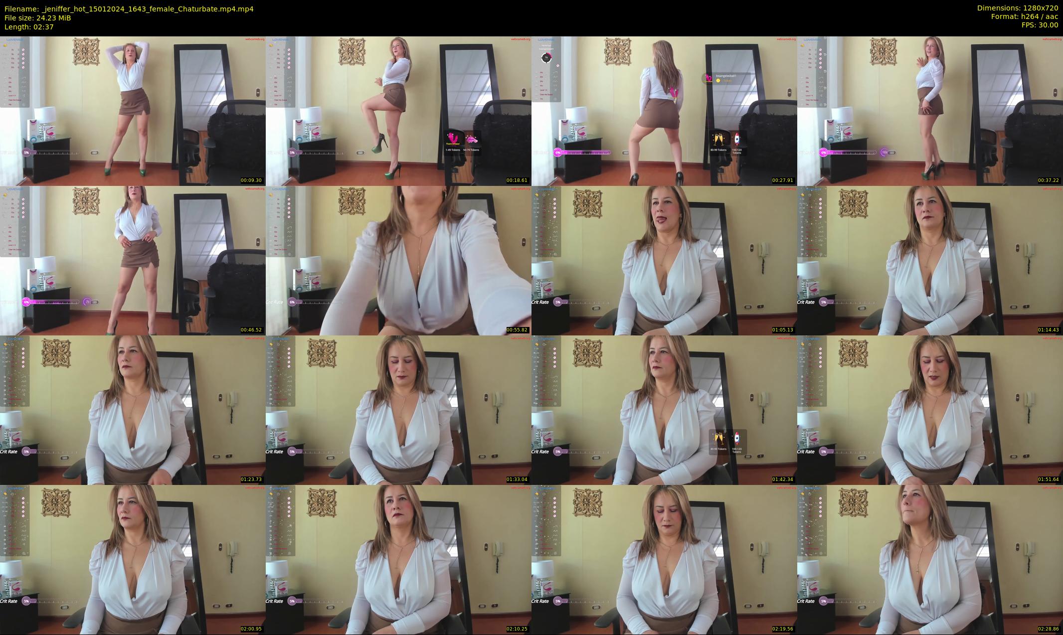 _jeniffer_hot — 3 minute Chaturbate female cam show recording, 720p, Jan 15, 2024