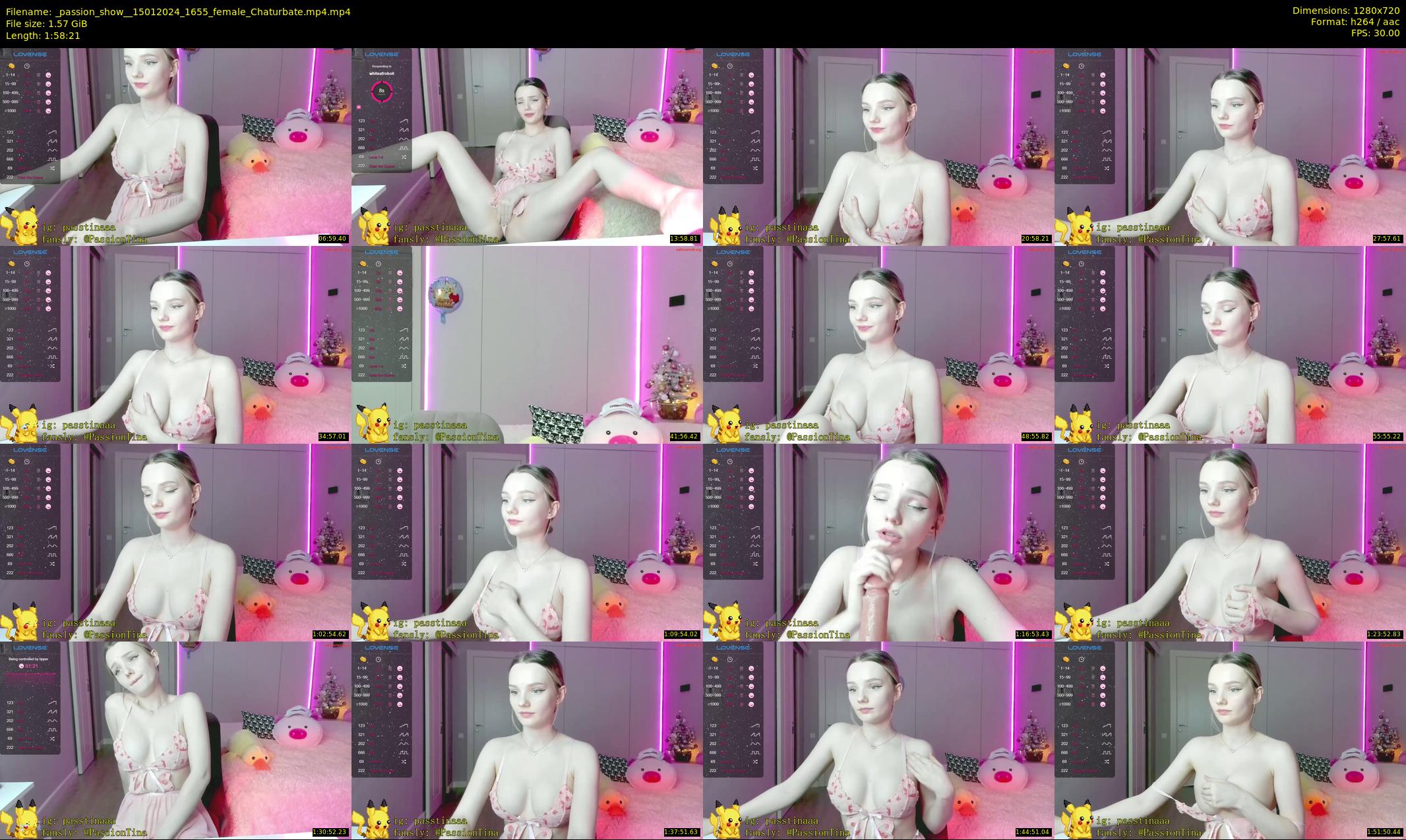 _passion_show_ — 119 minute Chaturbate couple cam show recording, 720p, Jan 15, 2024