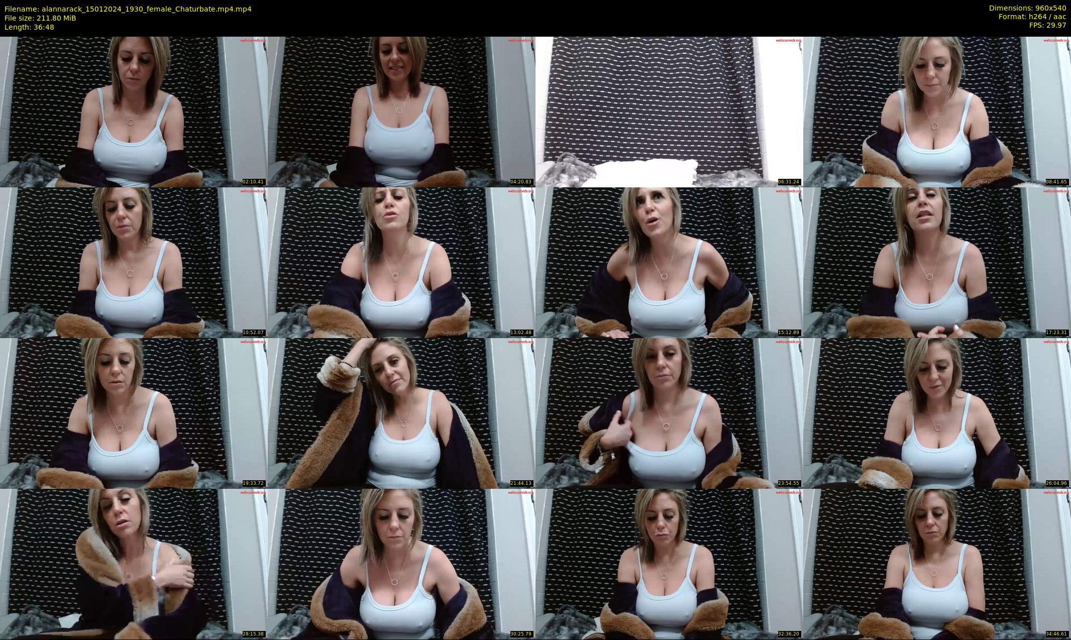 alannarack — 37 minute Chaturbate female cam show recording, 480p, Jan 15, 2024