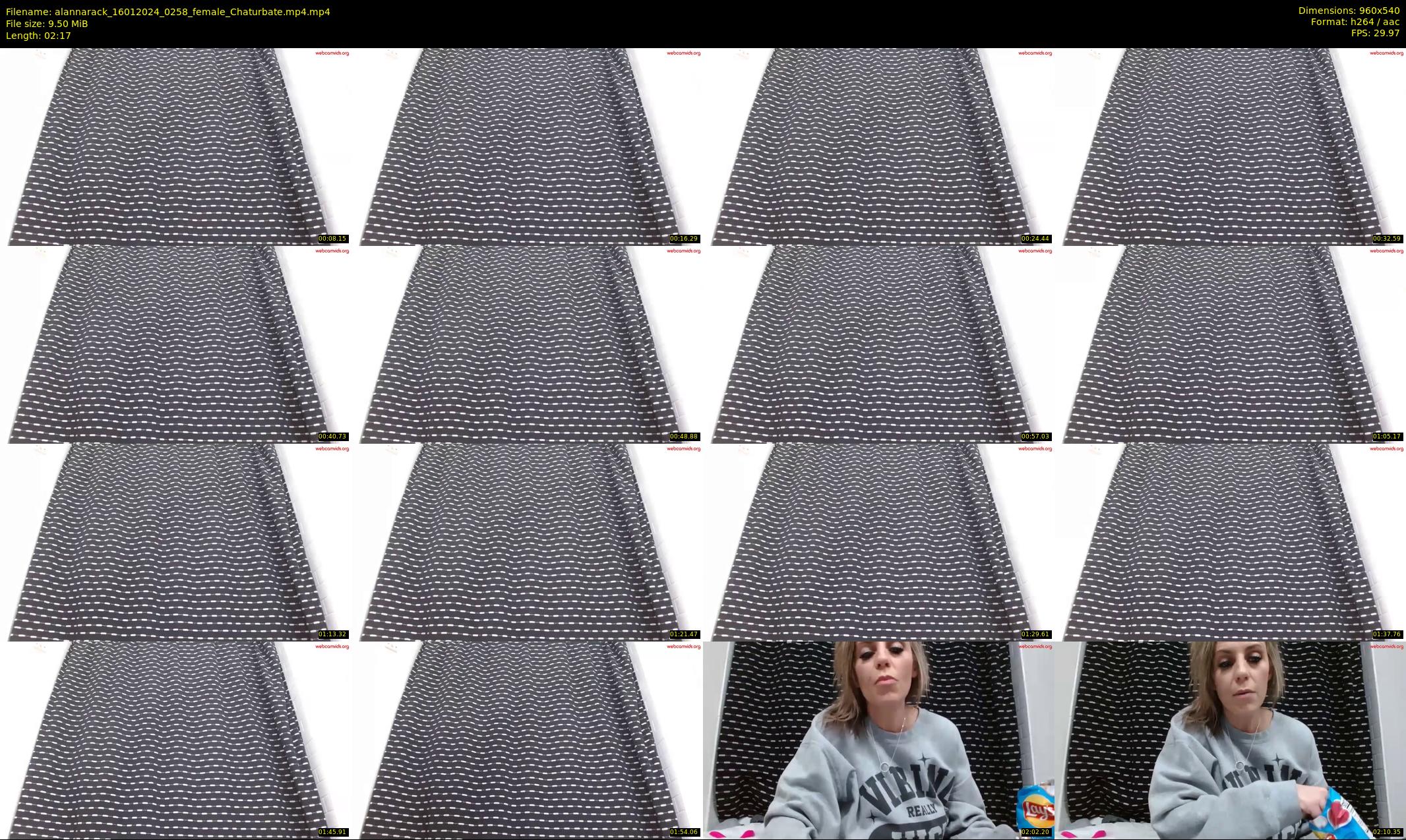 alannarack — 3 minute Chaturbate female cam show recording, 480p, Jan 16, 2024