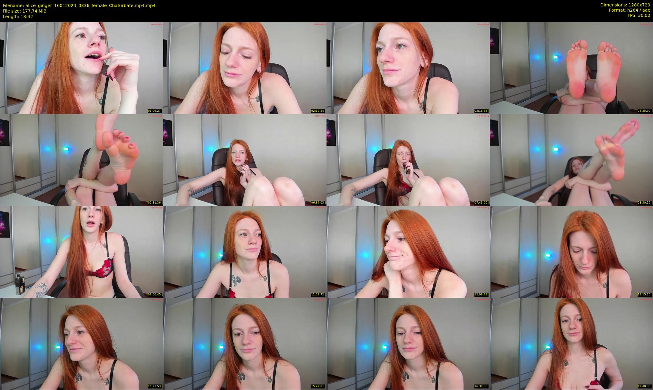 alice_ginger — 19 minute Chaturbate female cam show recording, 720p, Jan 16, 2024