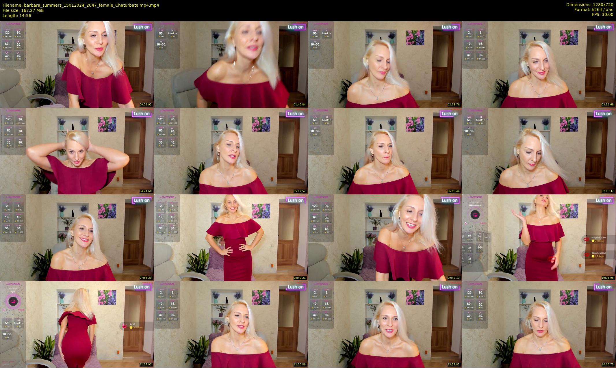 barbara_summers — 15 minute Chaturbate female cam show recording, 720p, Jan 15, 2024