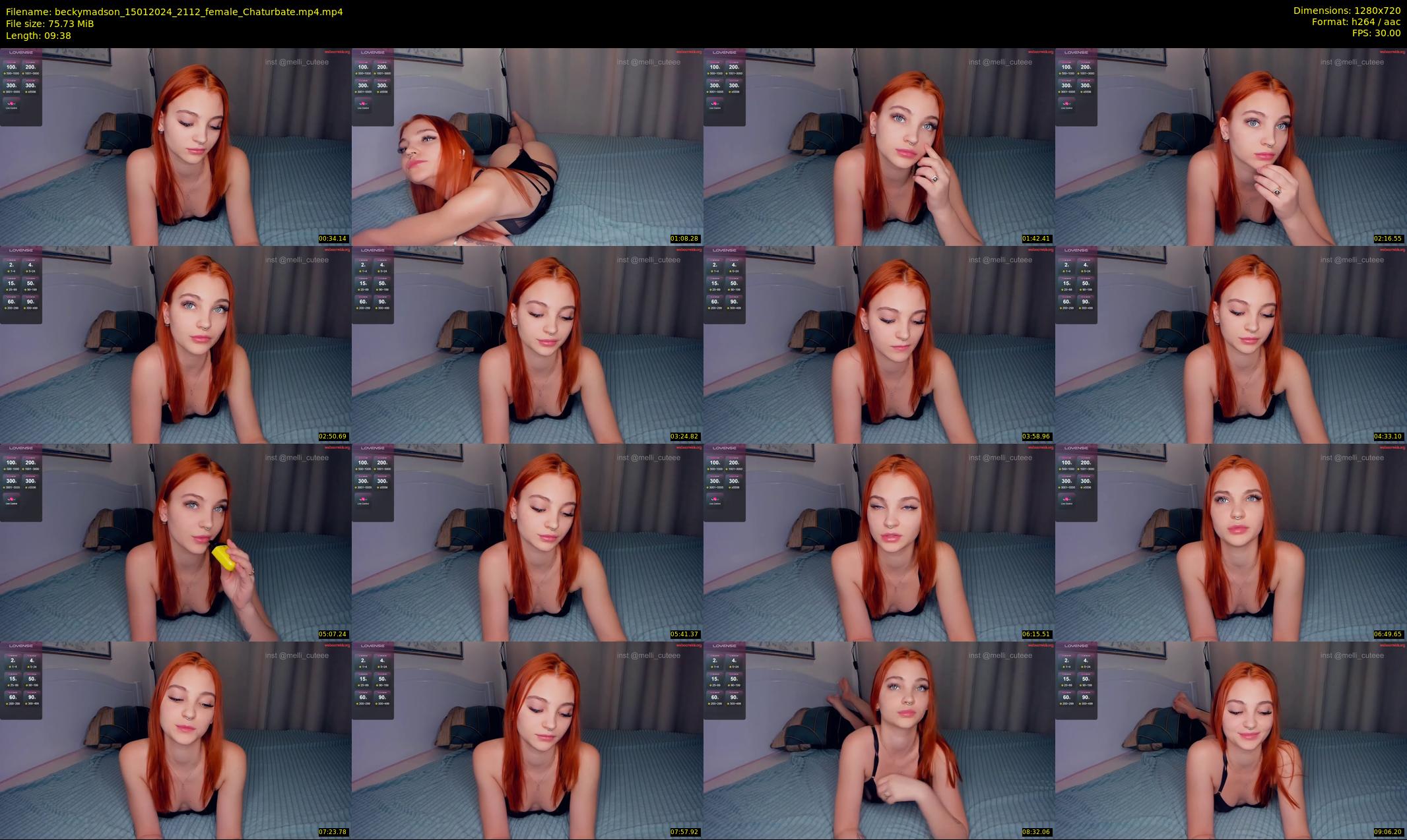 beckymadson — 10 minute Chaturbate female cam show recording, 720p, Jan 15, 2024