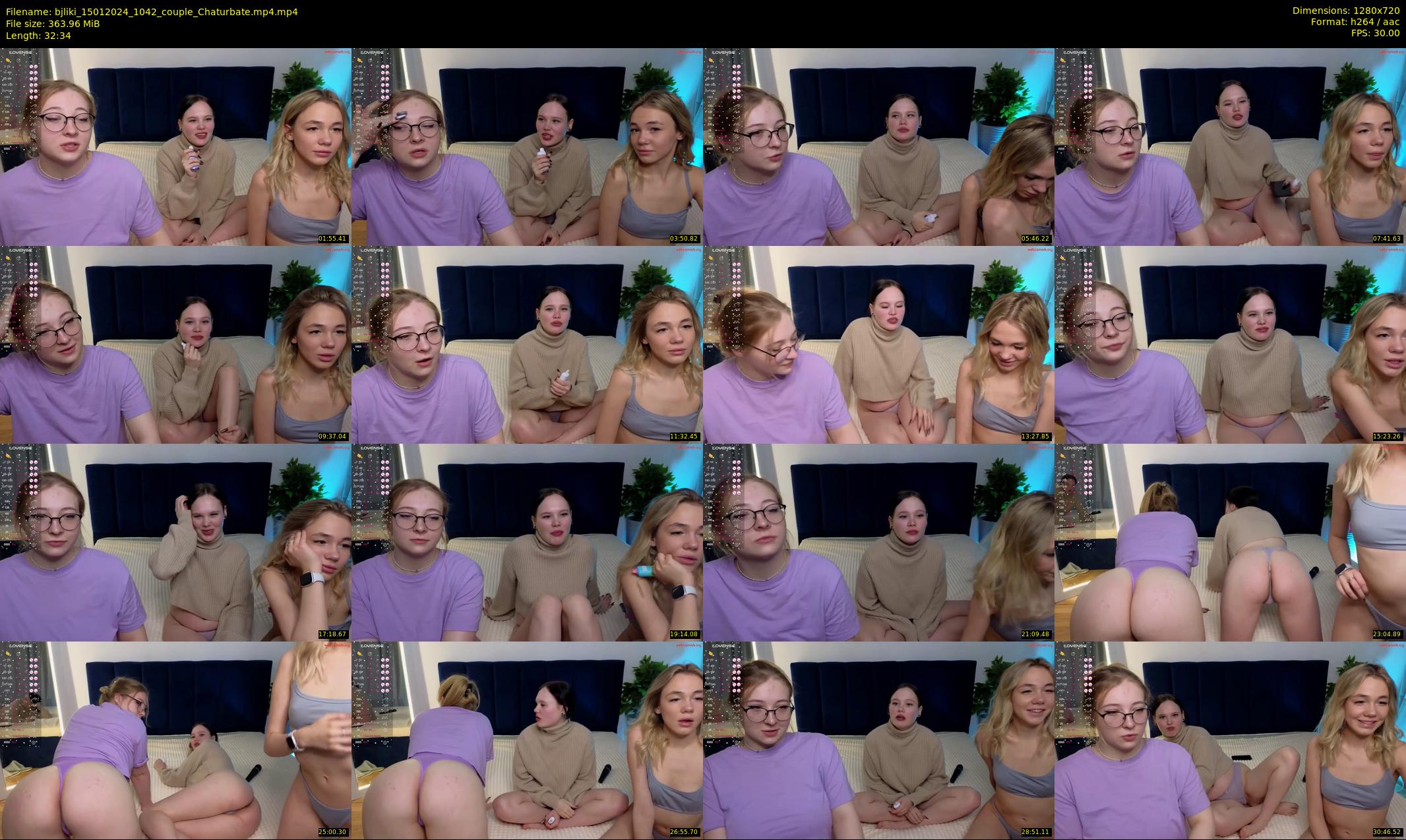 bjliki — 33 minute Chaturbate couple cam show recording, 720p, Jan 15, 2024