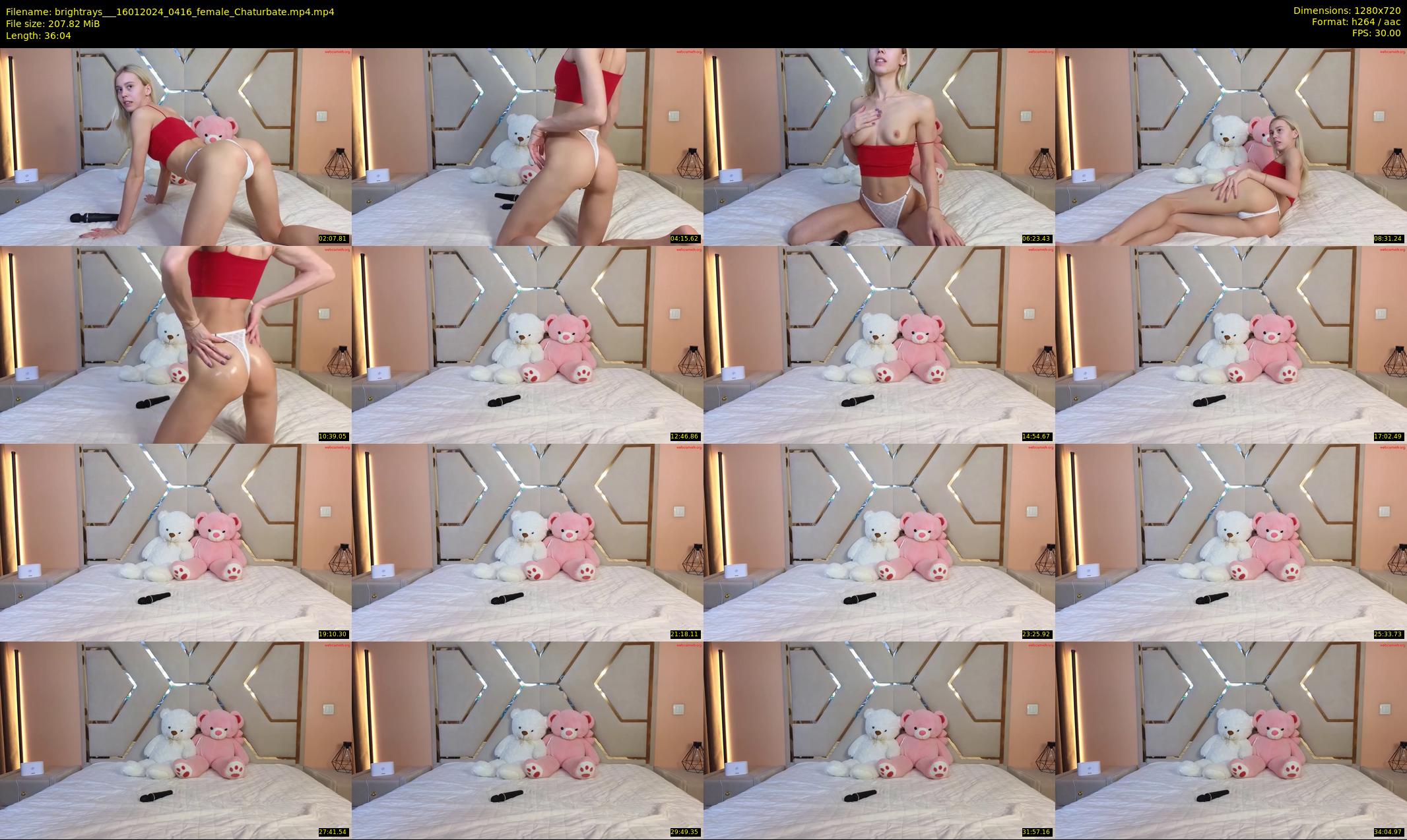 brightrays__ — 37 minute Chaturbate female cam show recording, 720p, Jan 16, 2024