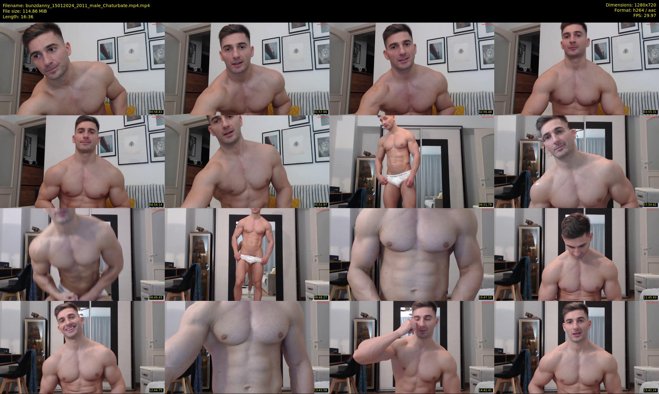 bunzdanny — 17 minute Chaturbate male cam show recording, 720p, Jan 15, 2024