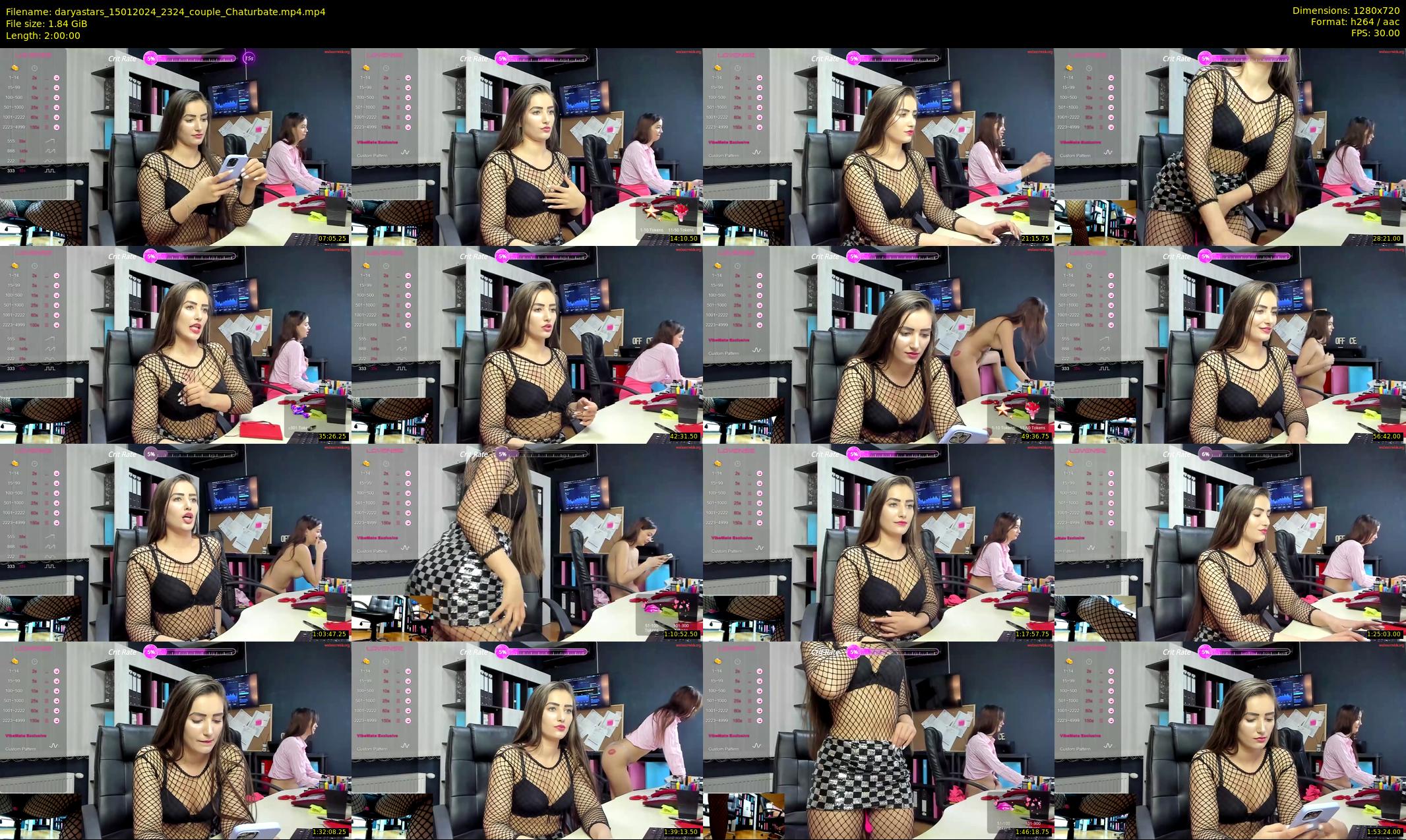 daryastars — 120 minute Chaturbate couple cam show recording, 720p, Jan 15, 2024