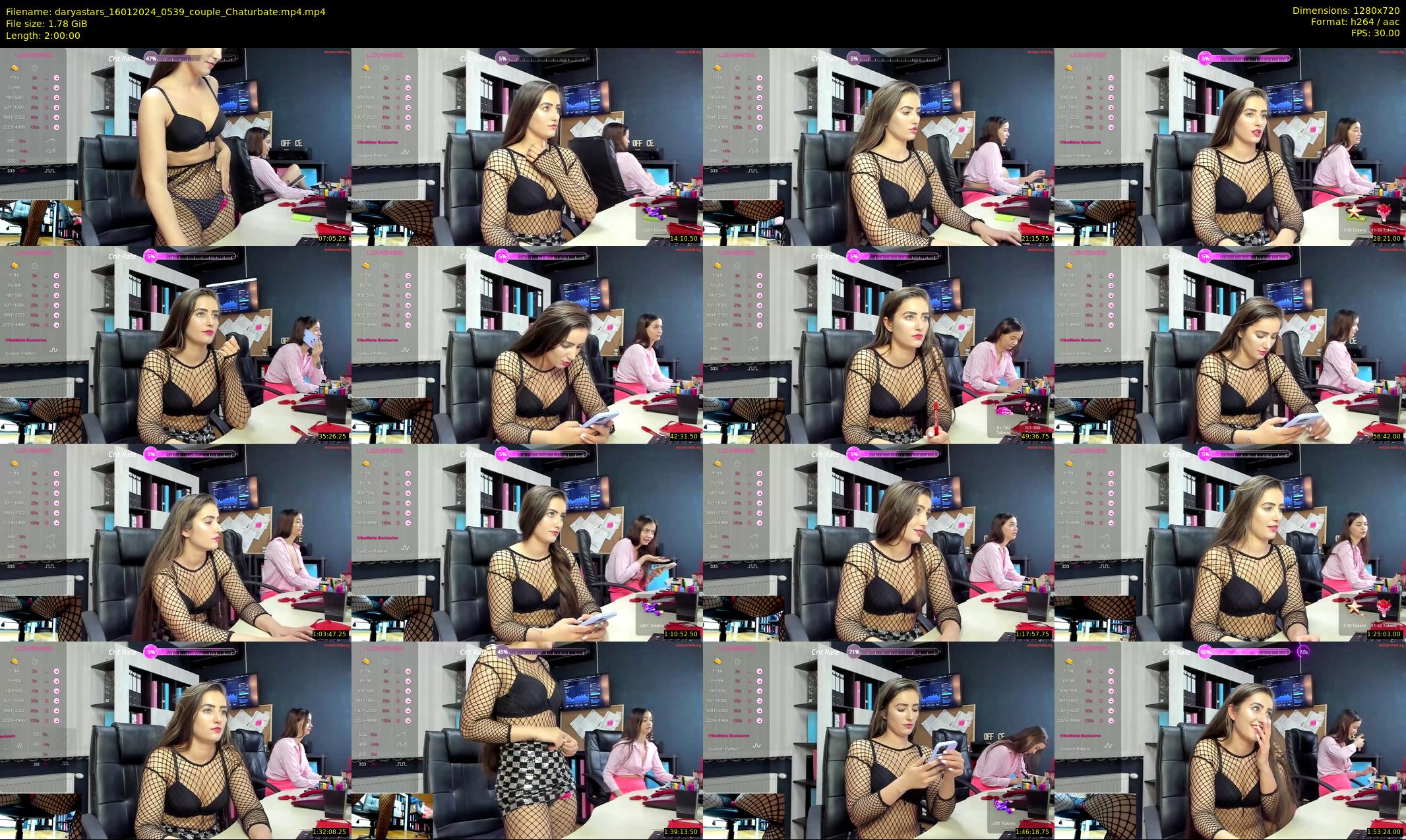daryastars — 120 minute Chaturbate couple cam show recording, 720p, Jan 16, 2024