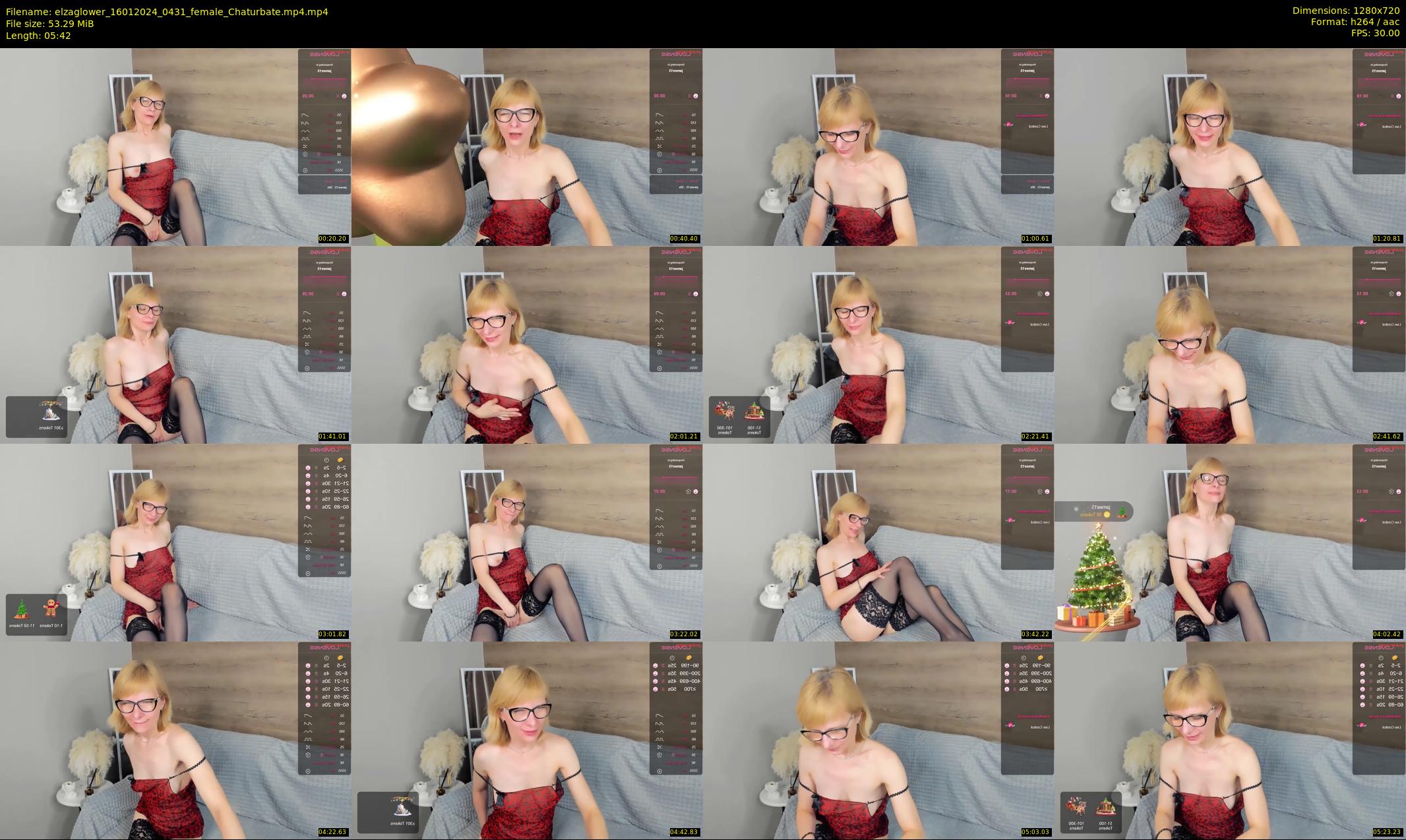 elzaglower — 6 minute Chaturbate female cam show recording, 720p, Jan 16, 2024