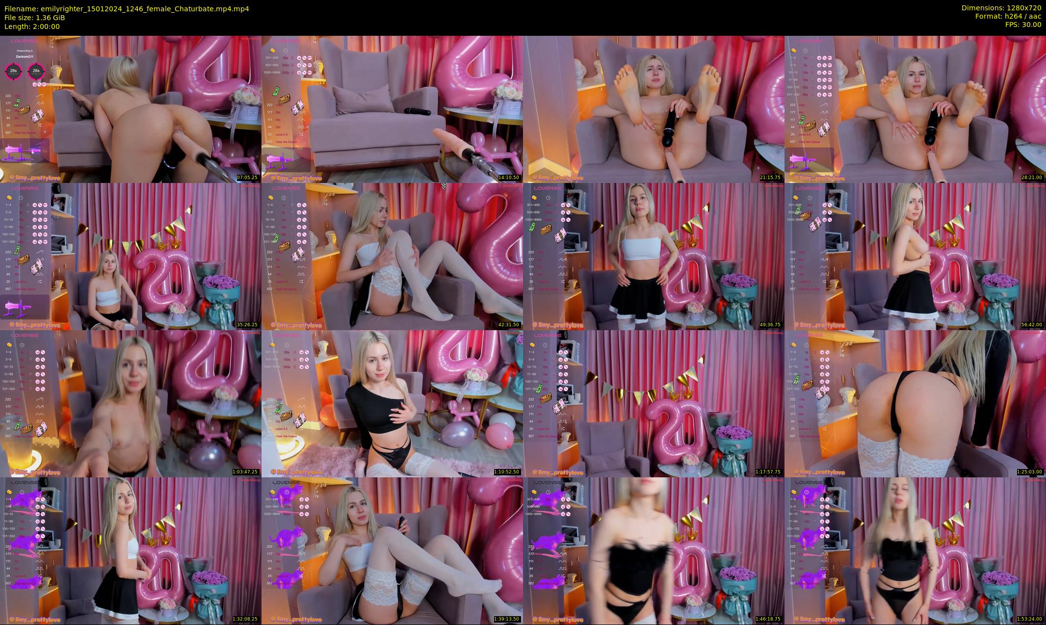 emilyrighter — 120 minute Chaturbate female cam show recording, 720p, Jan 15, 2024