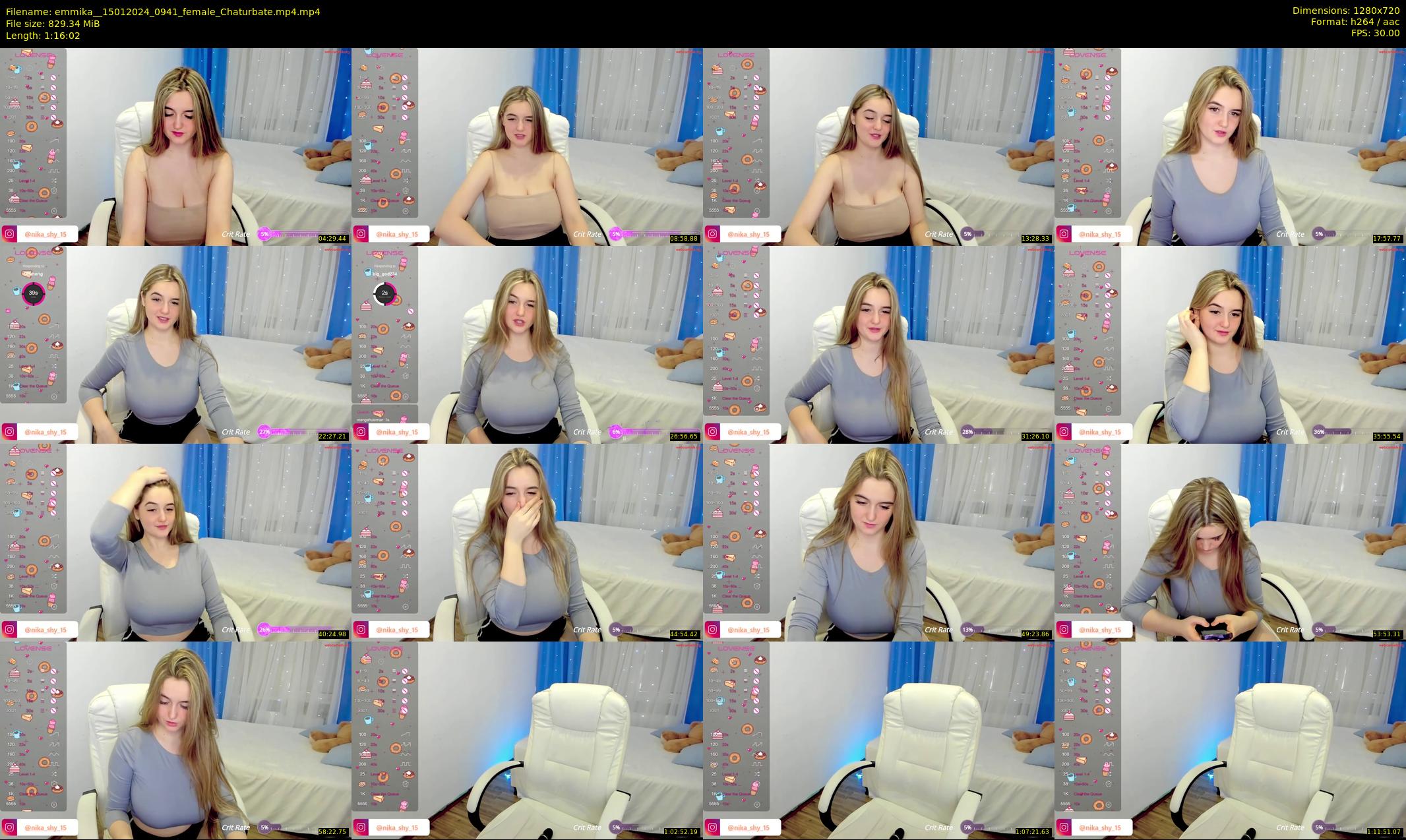 emmika_ — 77 minute Chaturbate female cam show recording, 720p, Jan 15, 2024