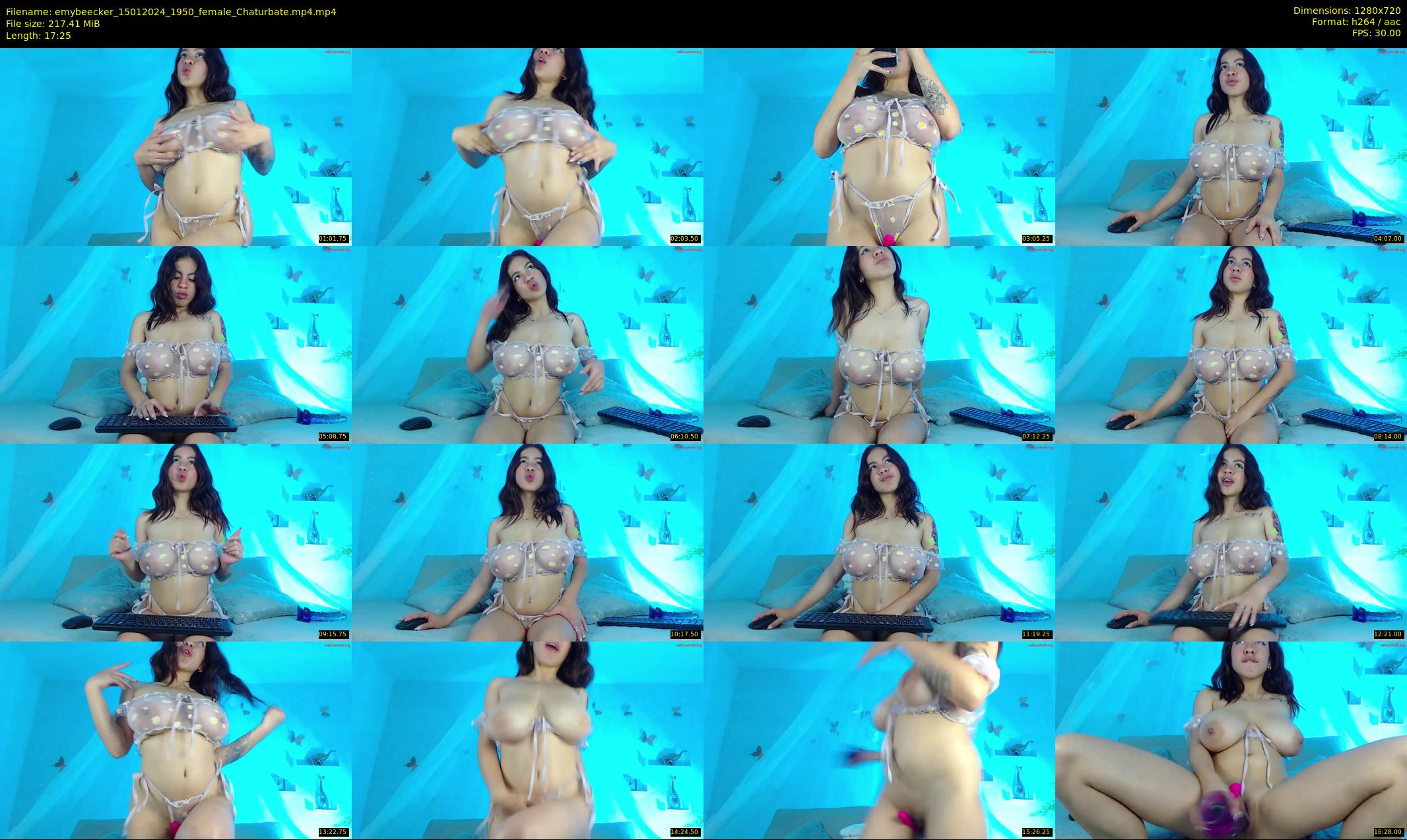 emybeecker — 18 minute Chaturbate female cam show recording, 720p, Jan 15, 2024